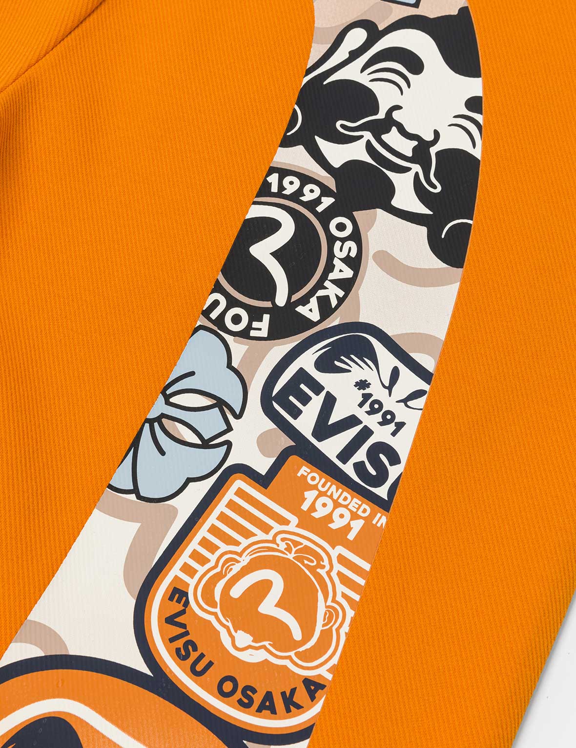 EVISU and Godhead Daicock Print Regular Fit Sweatshorts