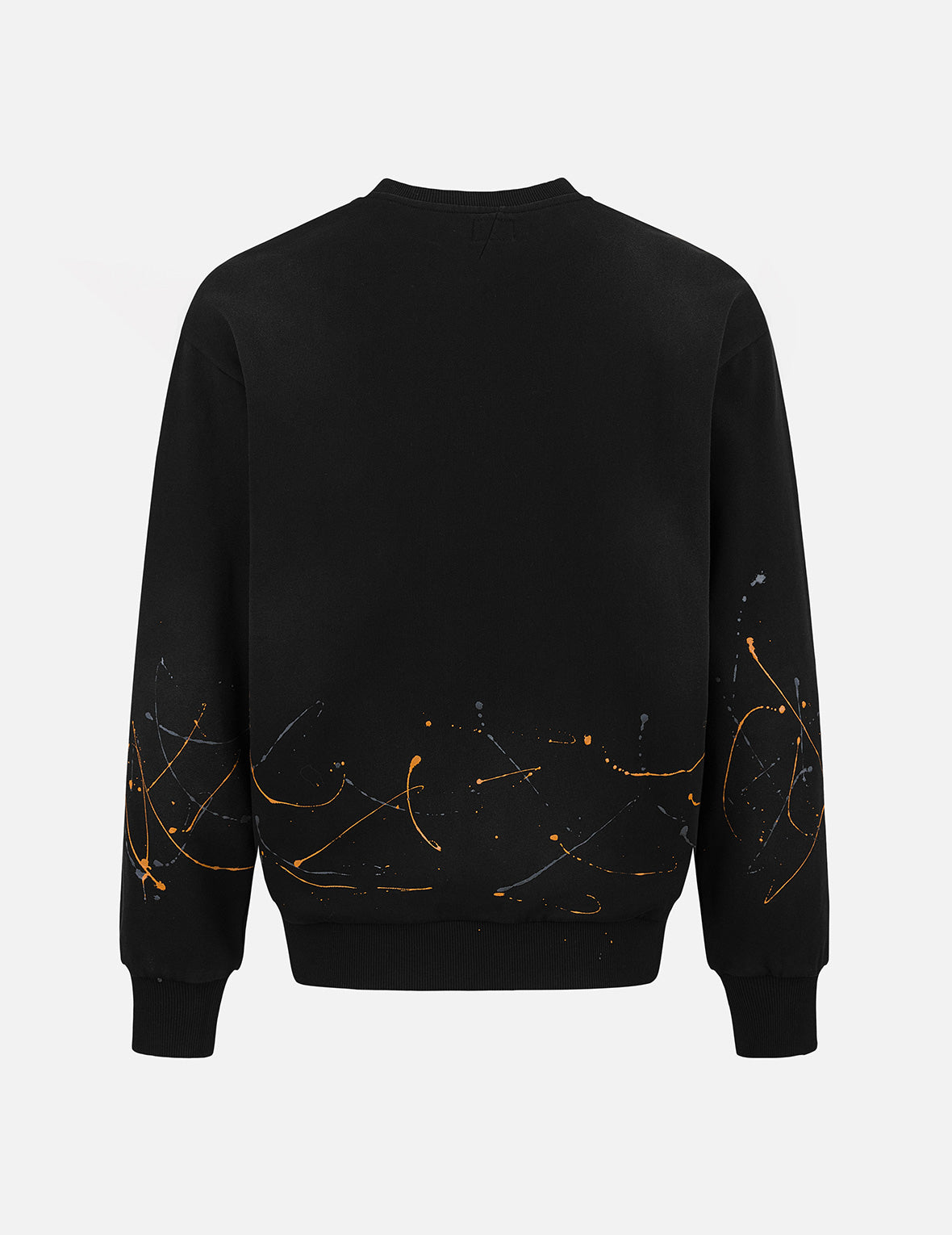 商标和海鸥印花宽版休闲卫衣