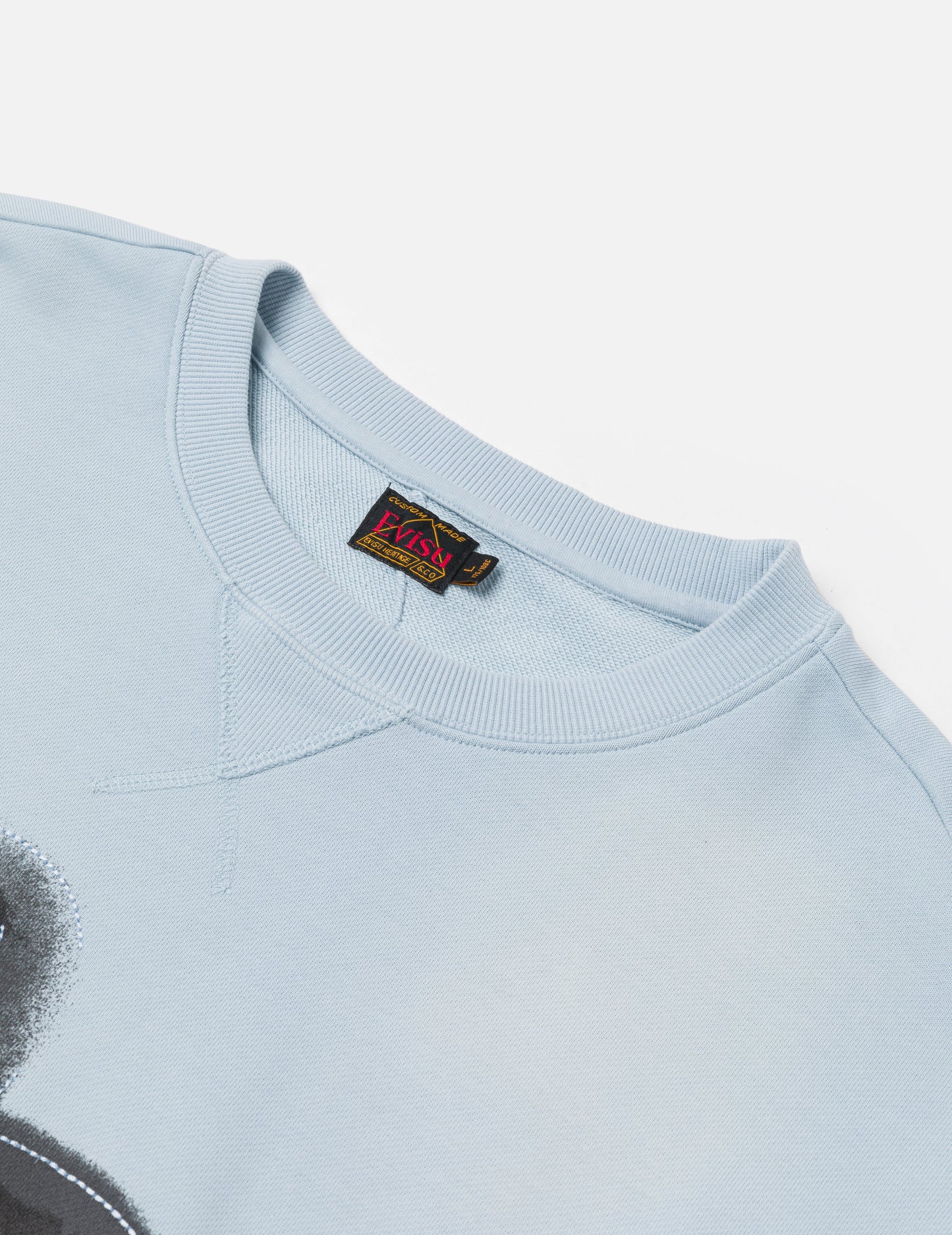 商标和海鸥印花宽版休闲卫衣