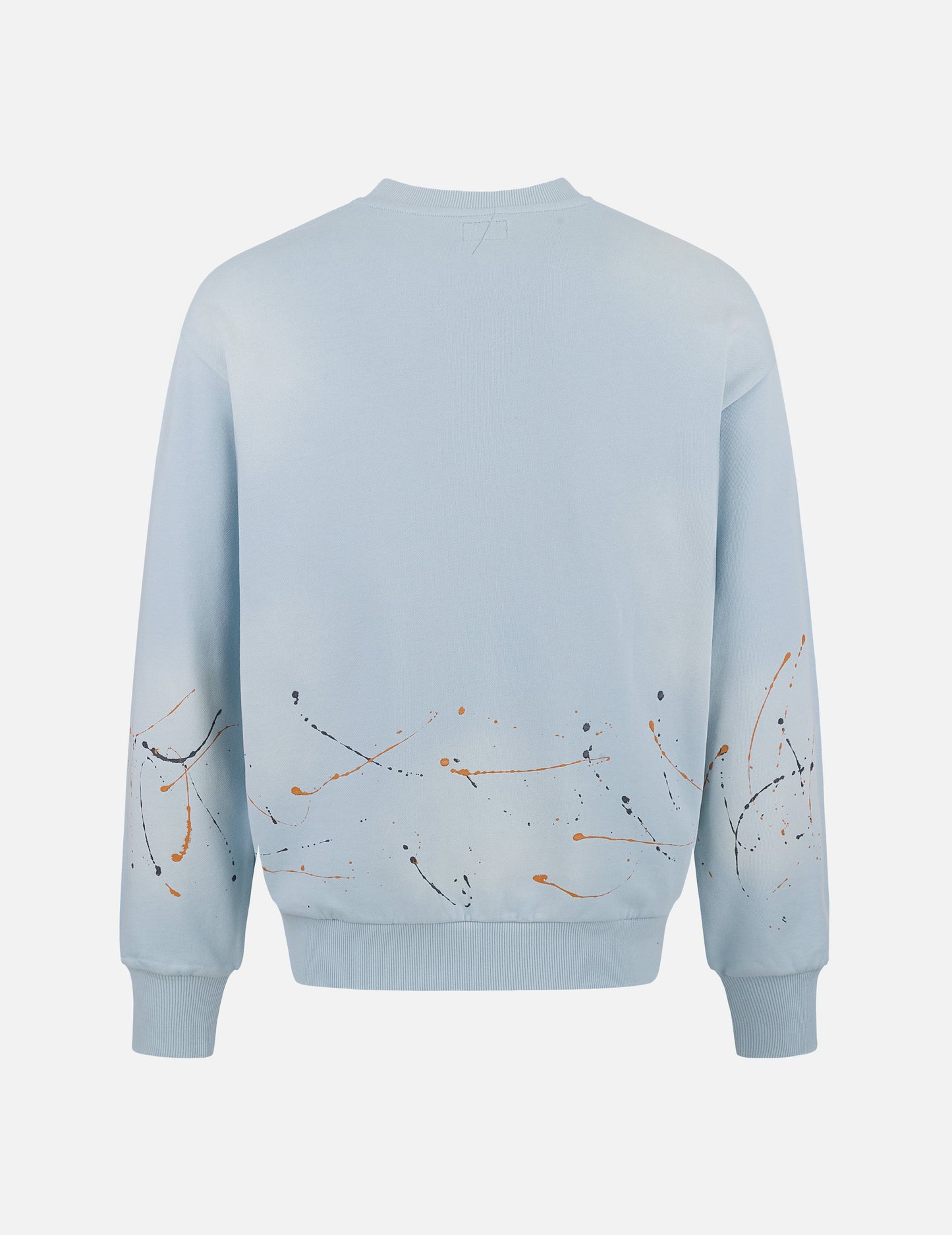 商标和海鸥印花宽版休闲卫衣