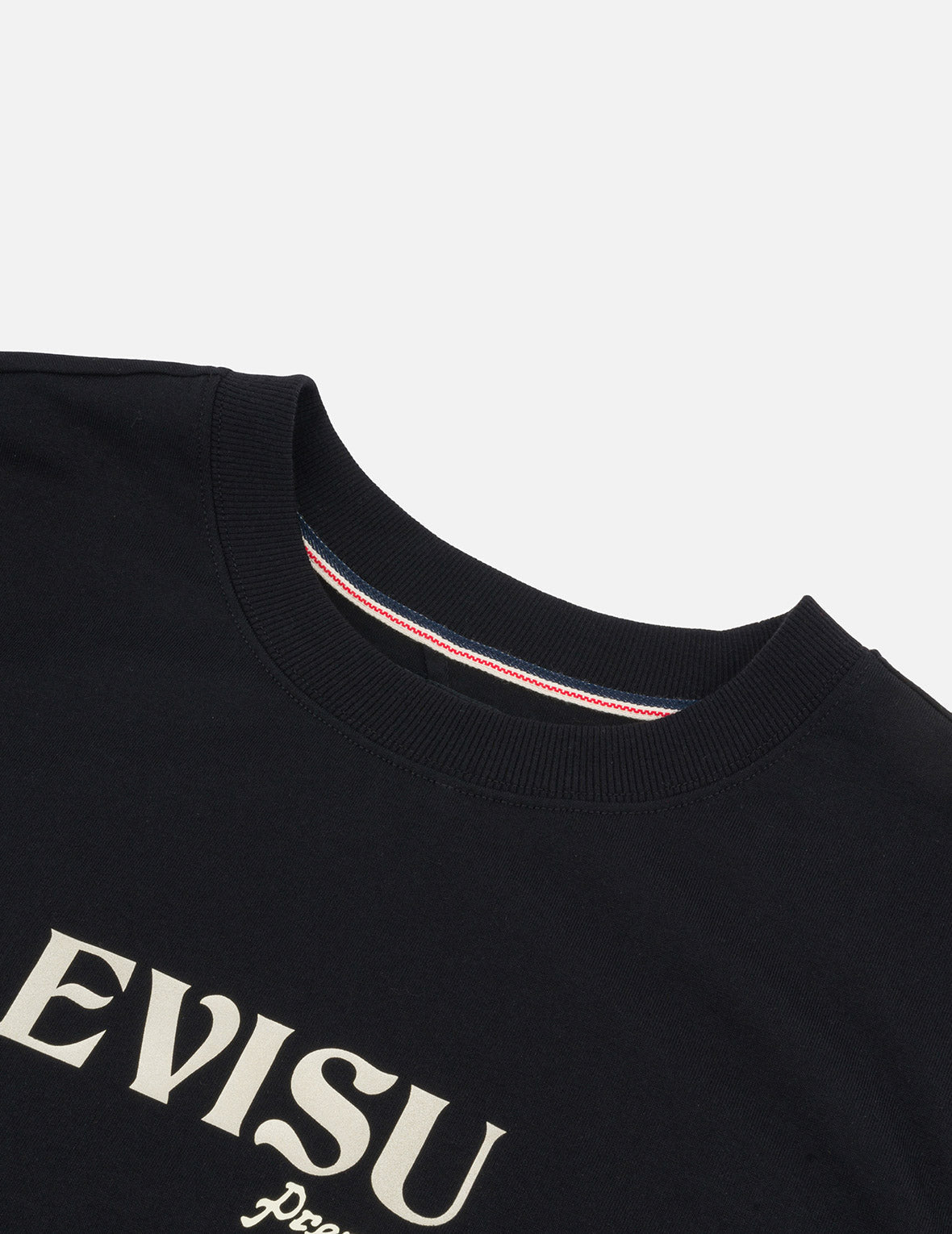 家花和商标印花宽版休闲T恤