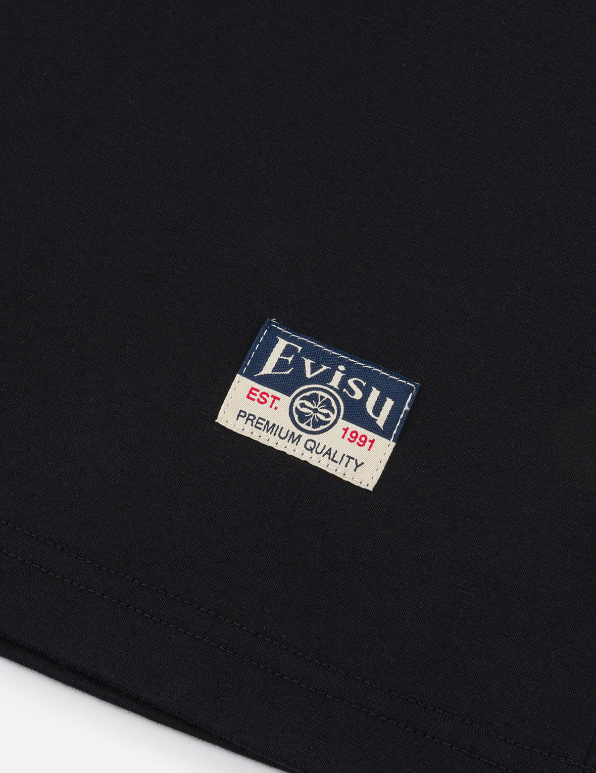 家花和商标印花宽版休闲T恤