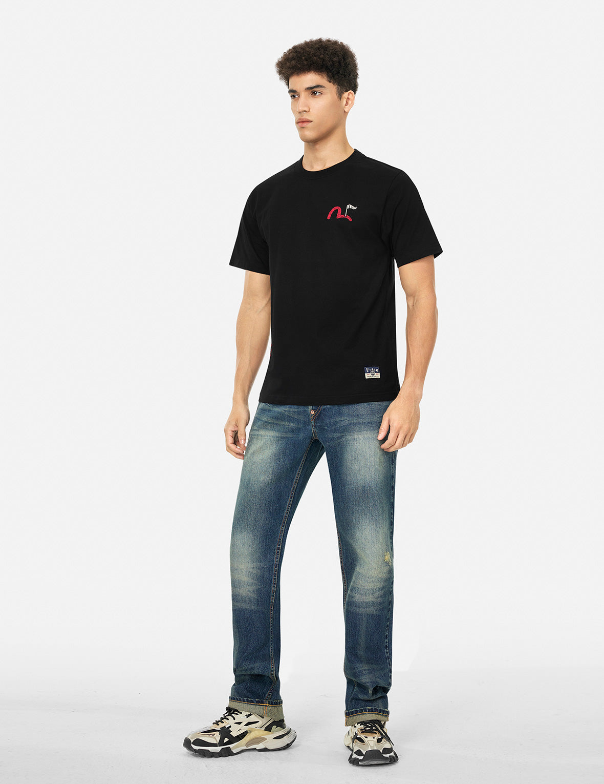 佛头打高尔夫印花常规版型T恤