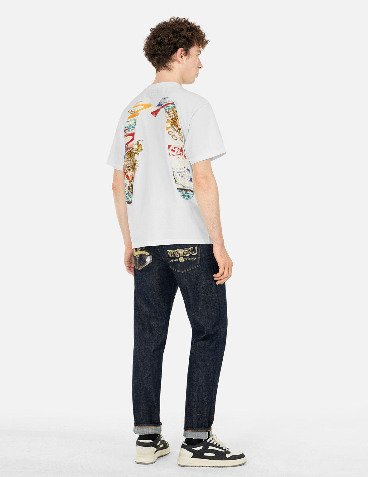 Hakutaku Daicock Print Relax Fit T-shirt