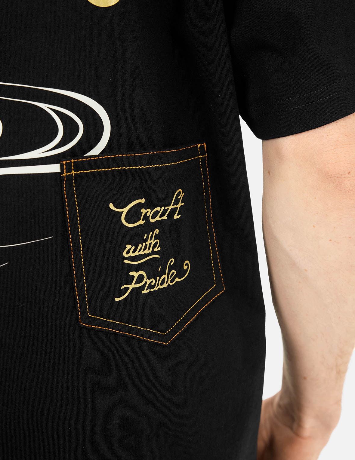 Multi-Pocket and Multi-Print Loose Fit T-shirt