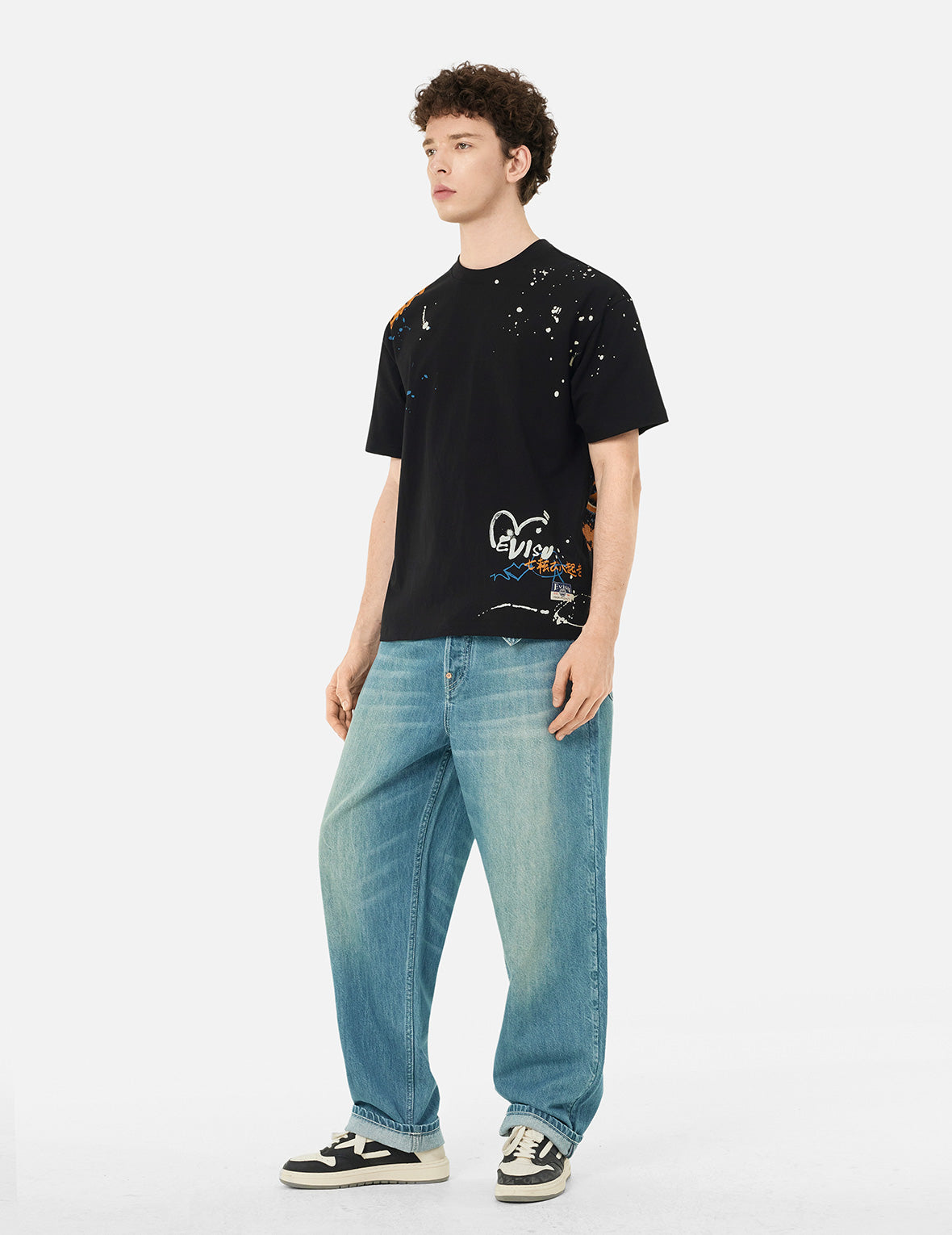 Graffiti Print Relax Fit T-Shirt