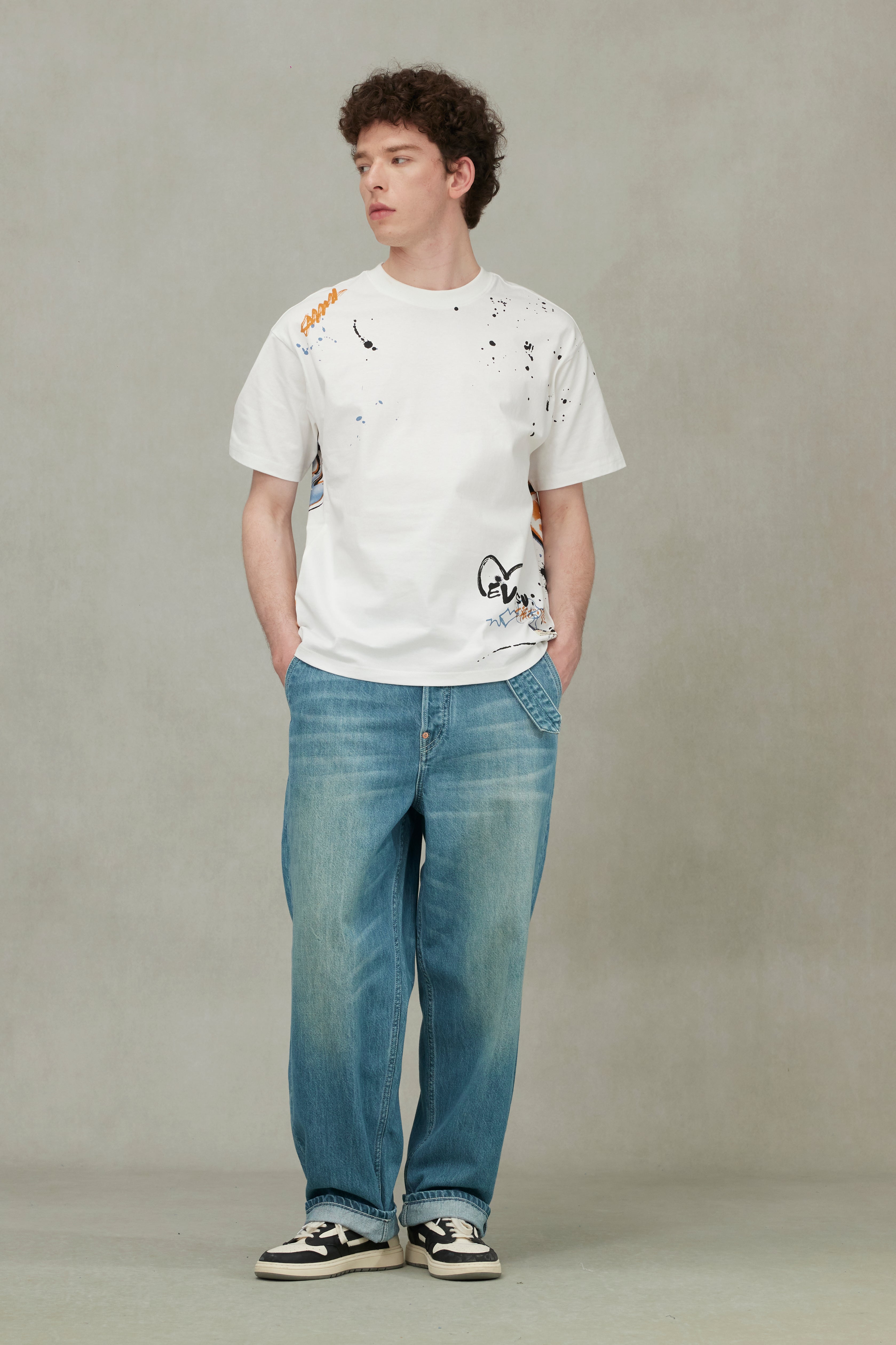 Graffiti Print Relax Fit T-Shirt