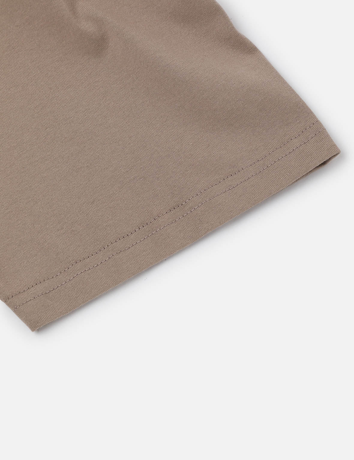 达摩和商标刺绣宽版休闲T恤