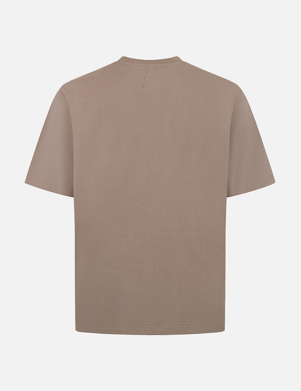 达摩和商标刺绣宽版休闲T恤