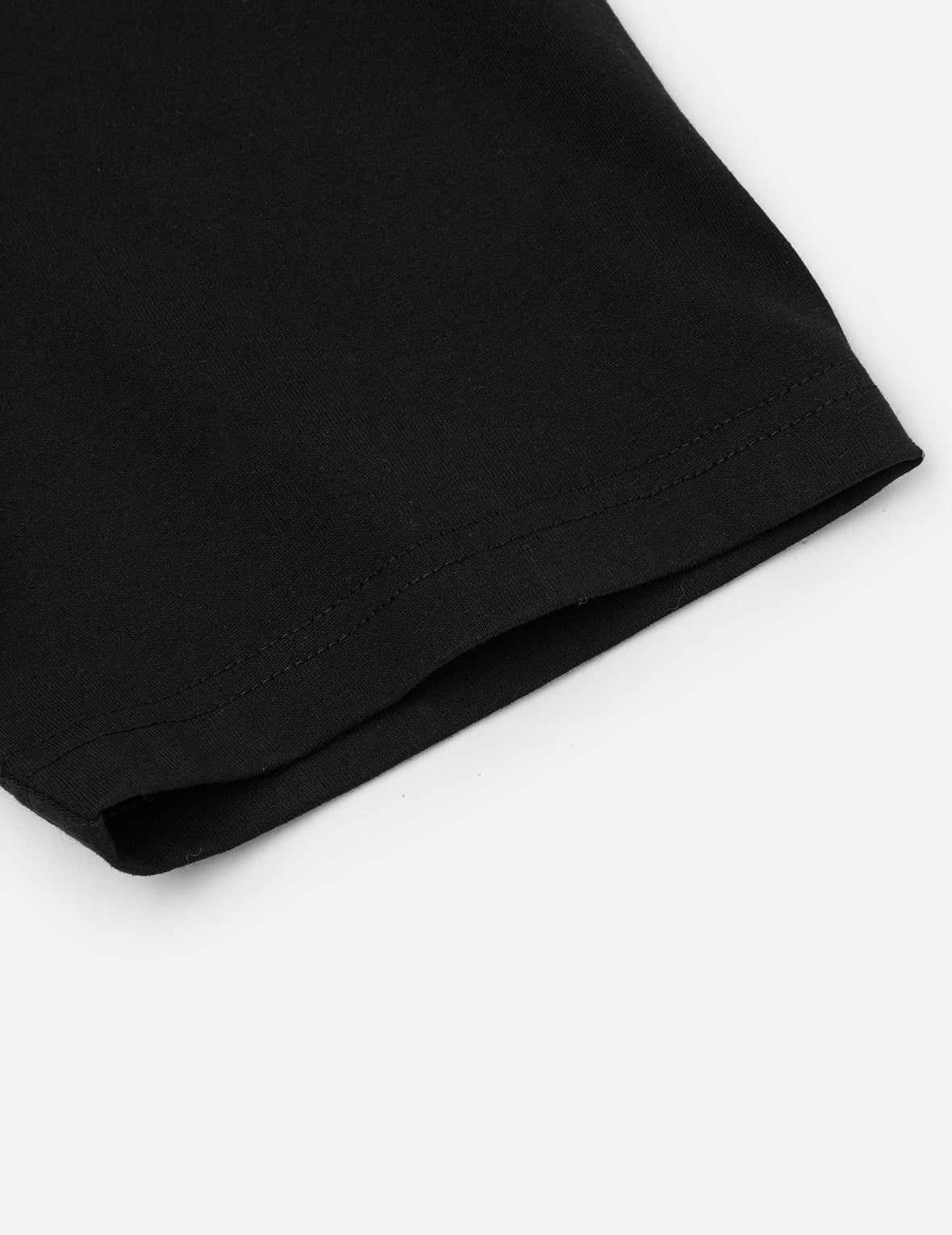 达摩和商标刺绣宽版休闲T恤