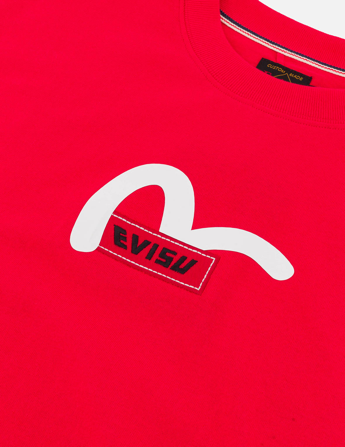 Seagull Print with Logo Embroidery Relax Fit T-Shirt