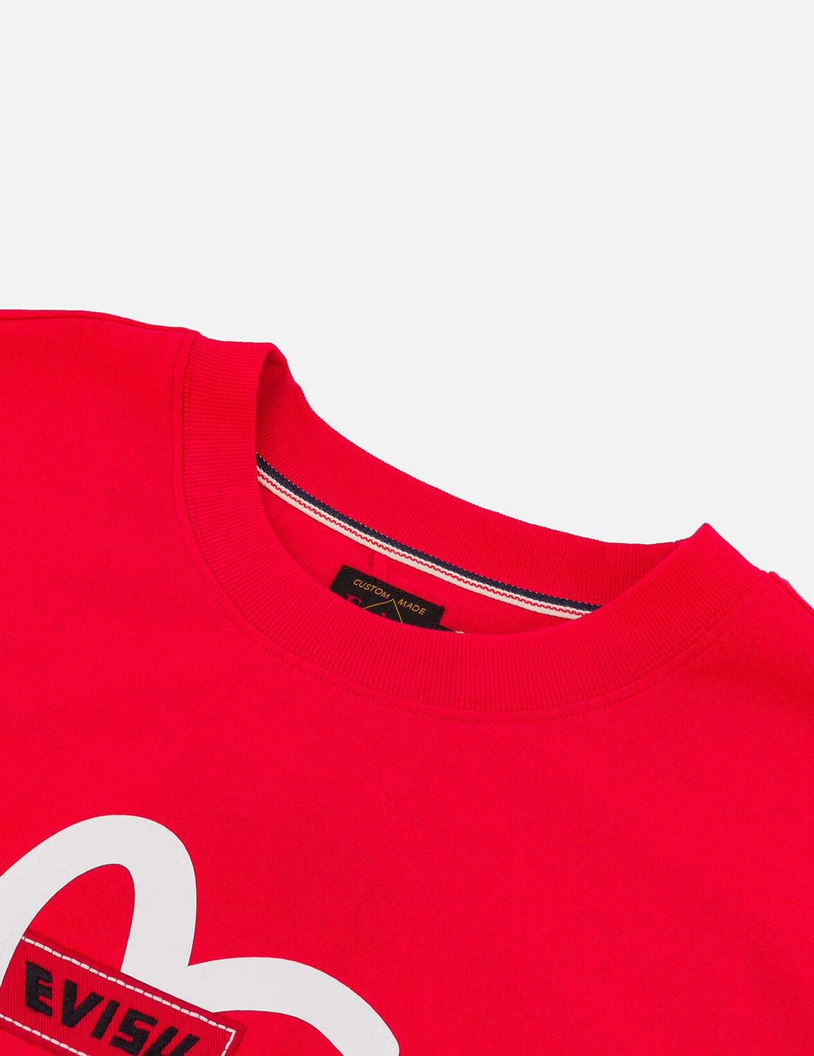 Seagull Print with Logo Embroidery Relax Fit T-Shirt