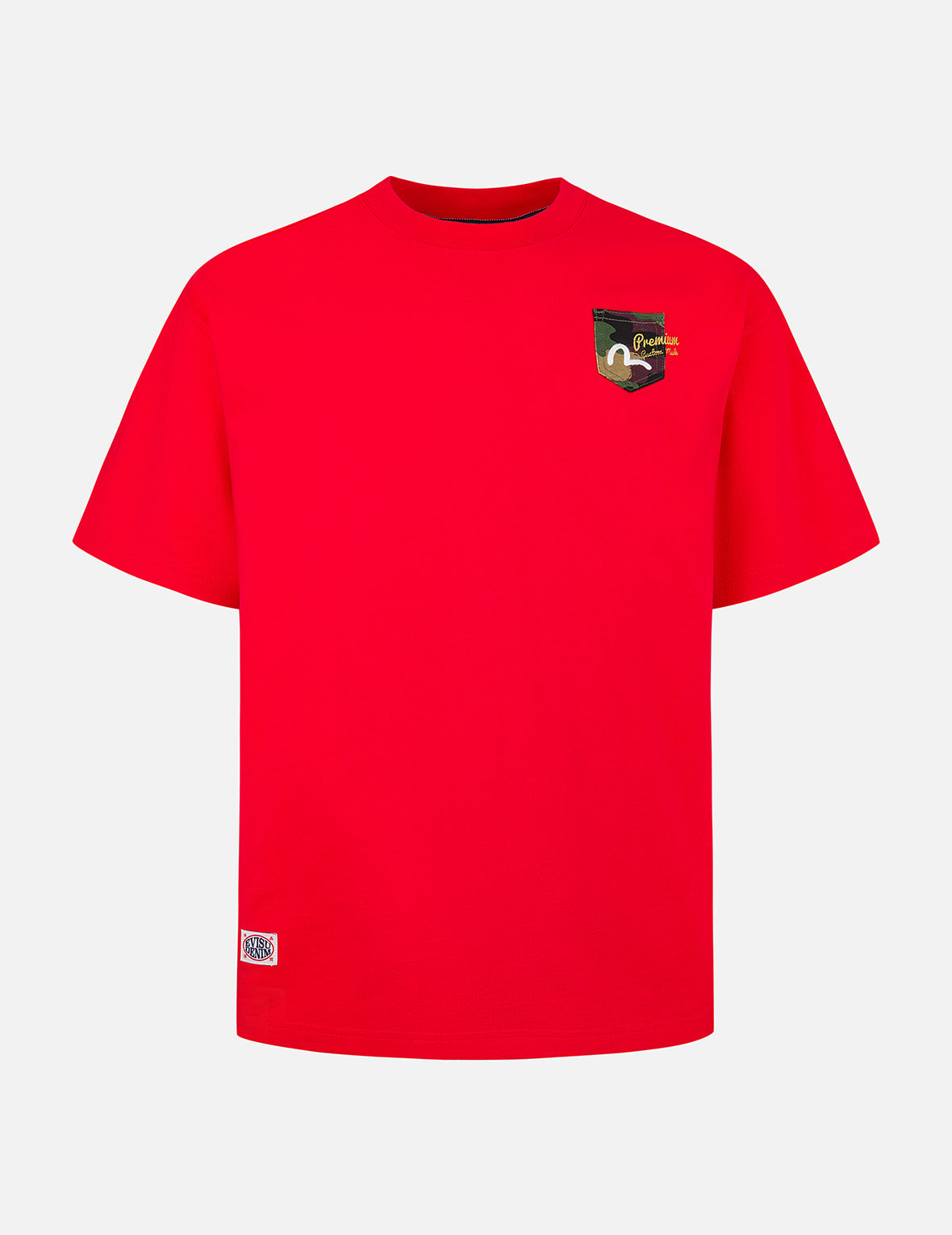 Multi-embroidery and Multi-pocket Relax Fit T-shirt