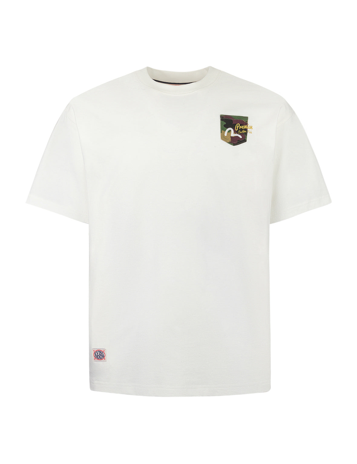 Multi-embroidery and Multi-pocket Relax Fit T-shirt