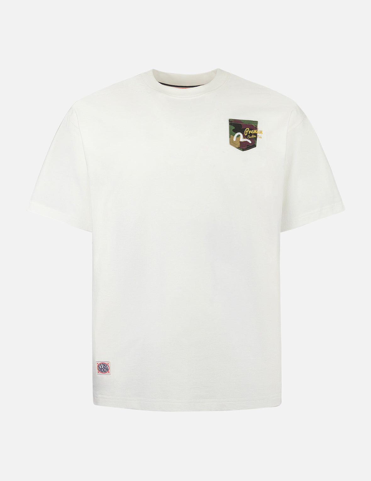 Multi-embroidery and Multi-pocket Relax Fit T-shirt