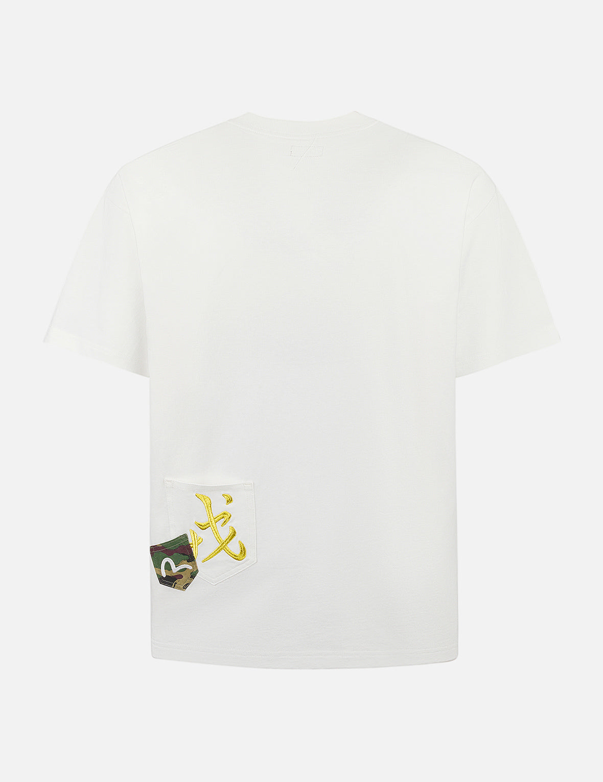 Multi-embroidery and Multi-pocket Relax Fit T-shirt