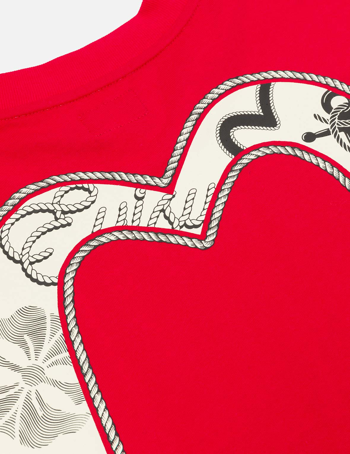 Twisted Rope and Daicock Anchor Print Relax Fit T-shirt