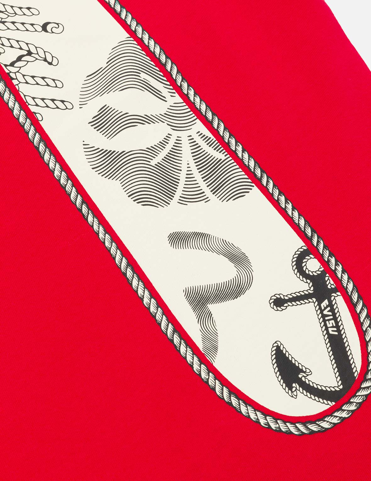 Twisted Rope and Daicock Anchor Print Relax Fit T-shirt