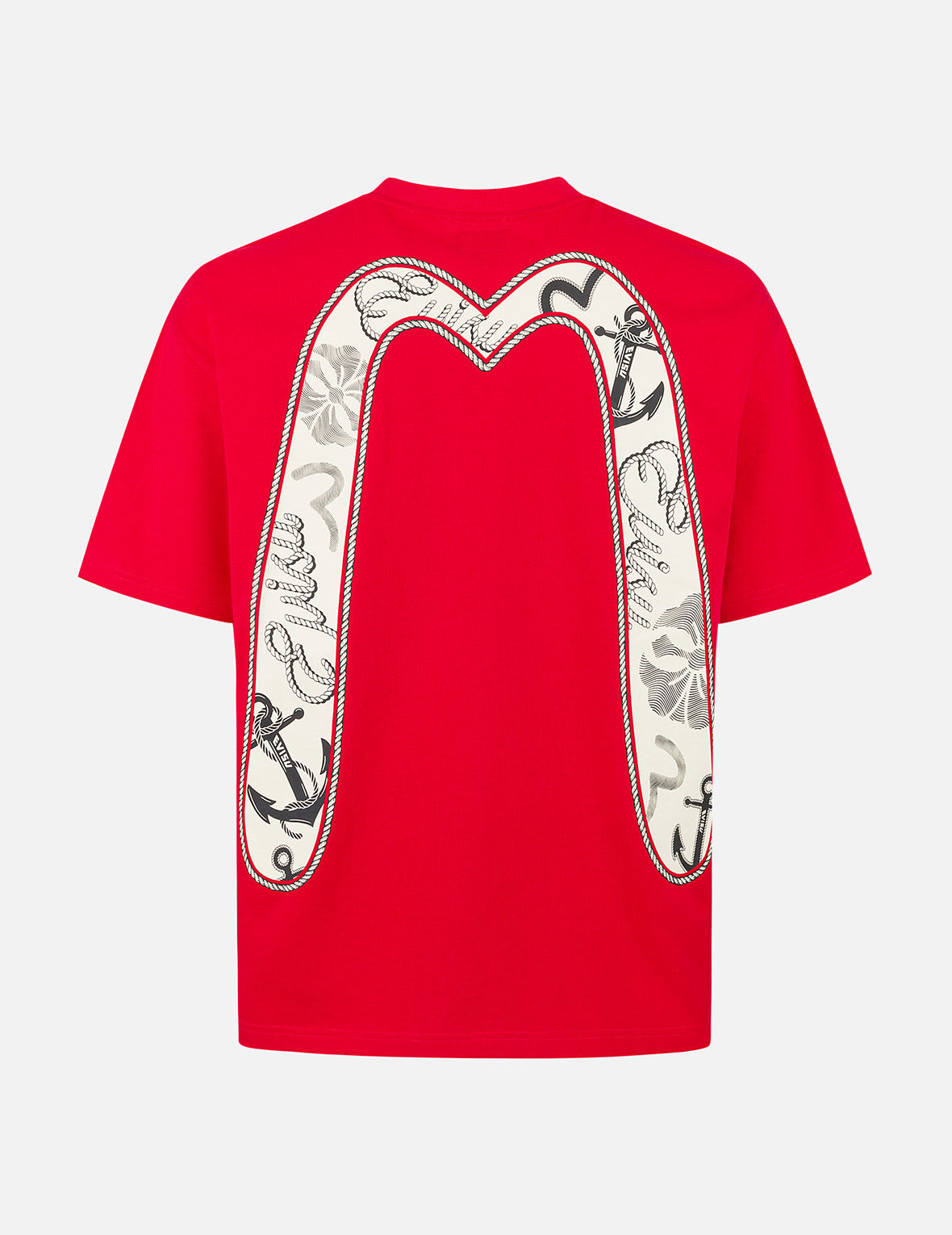 Twisted Rope and Daicock Anchor Print Relax Fit T-shirt