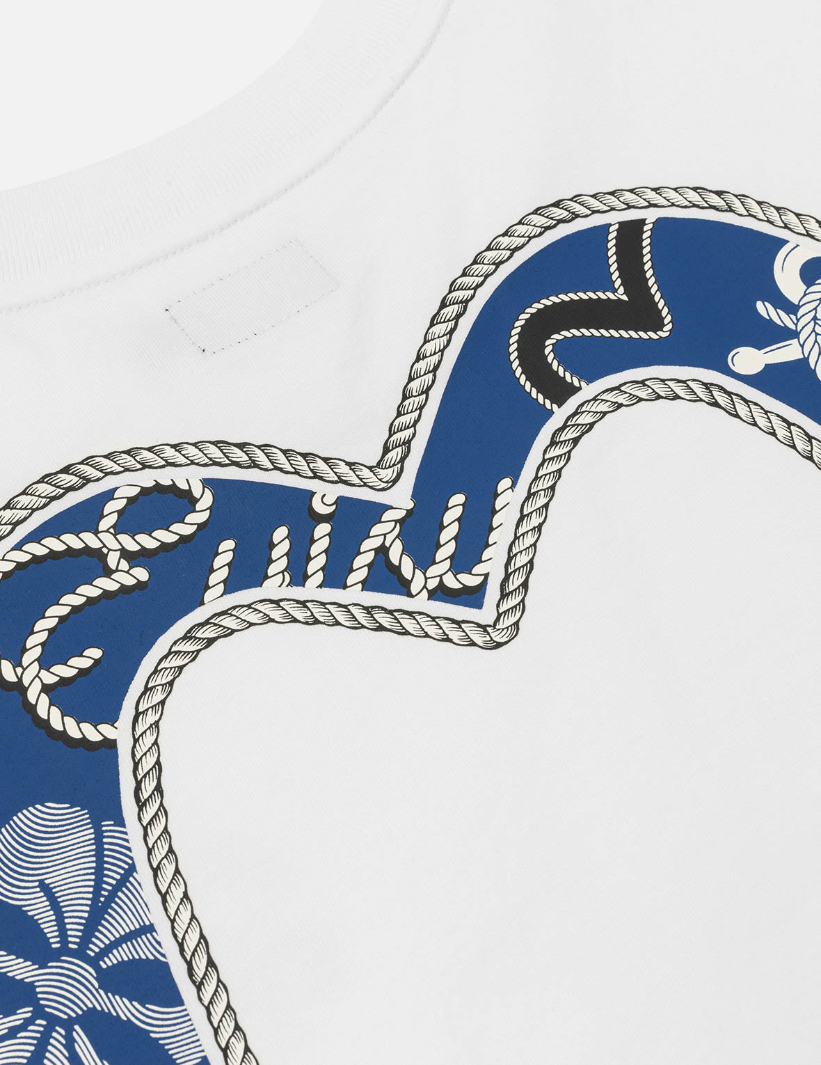 Twisted Rope and Daicock Anchor Print Relax Fit T-shirt