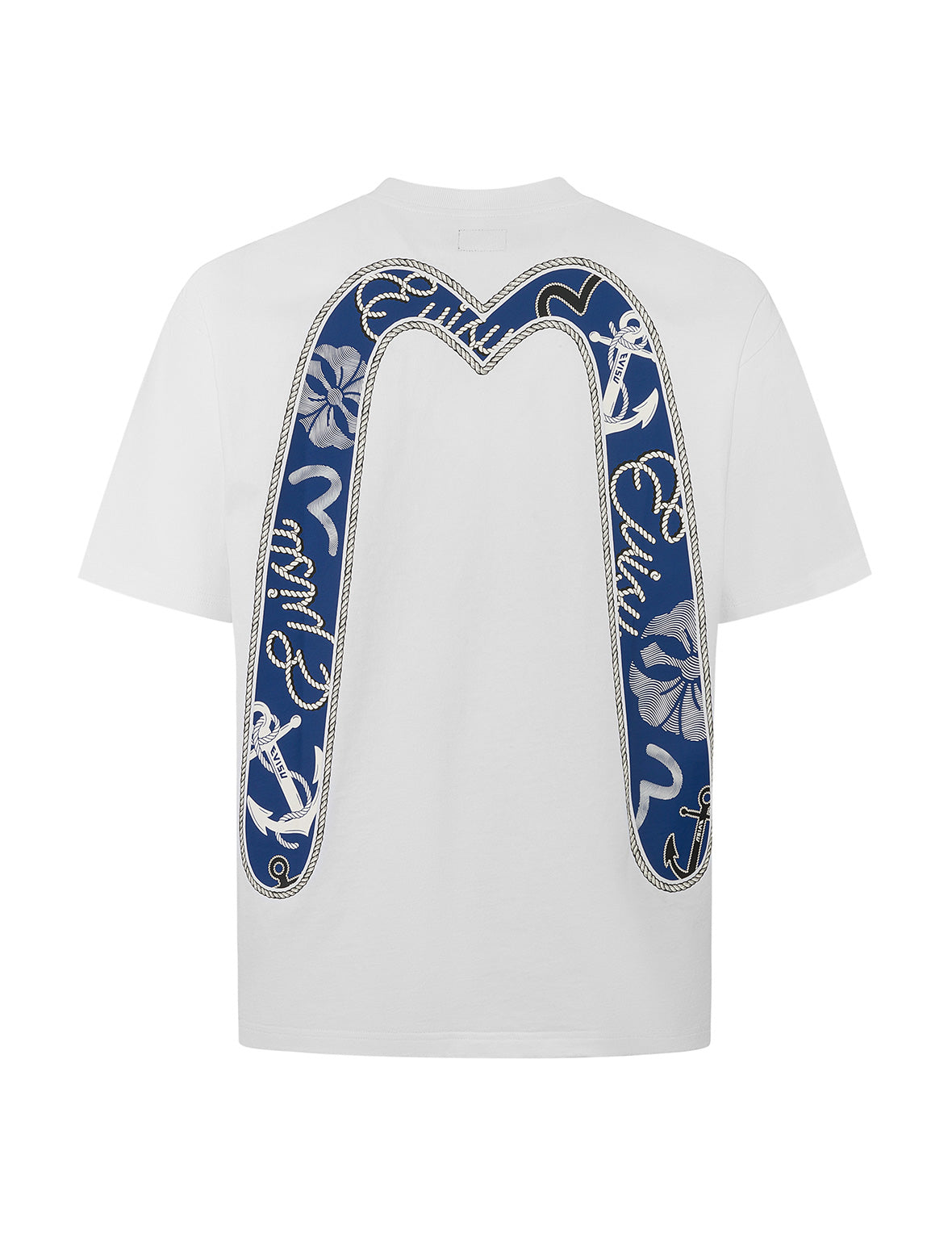 Twisted Rope and Daicock Anchor Print Relax Fit T-shirt