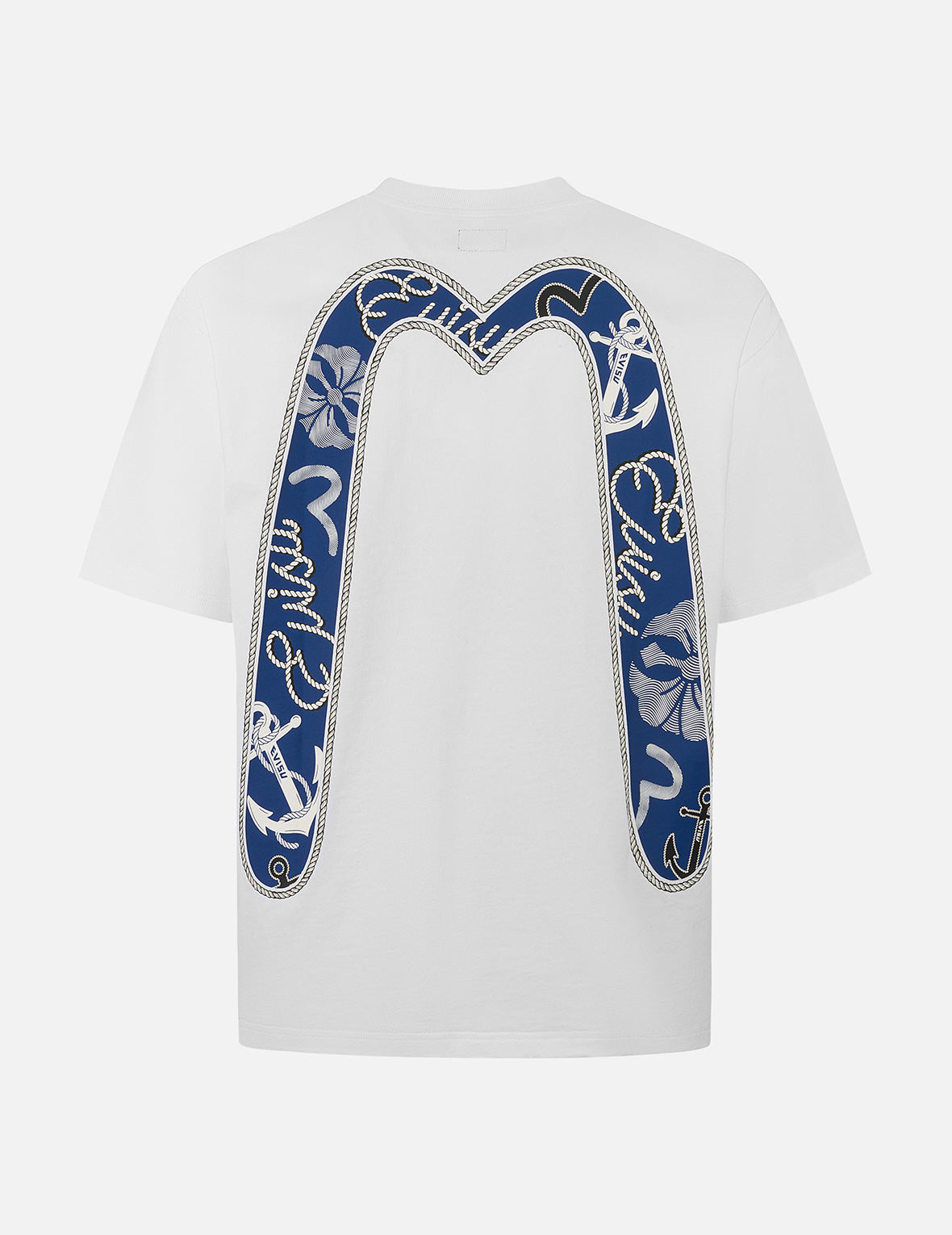 Twisted Rope and Daicock Anchor Print Relax Fit T-shirt