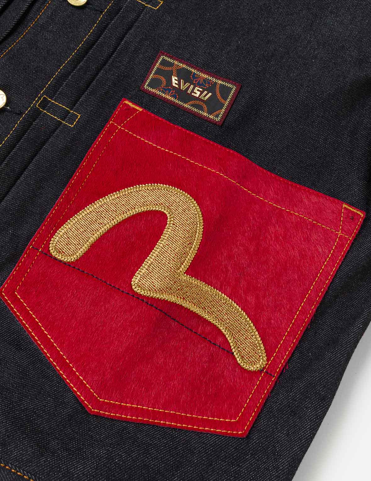 Year Of Horse Embroidery Denim Jacket