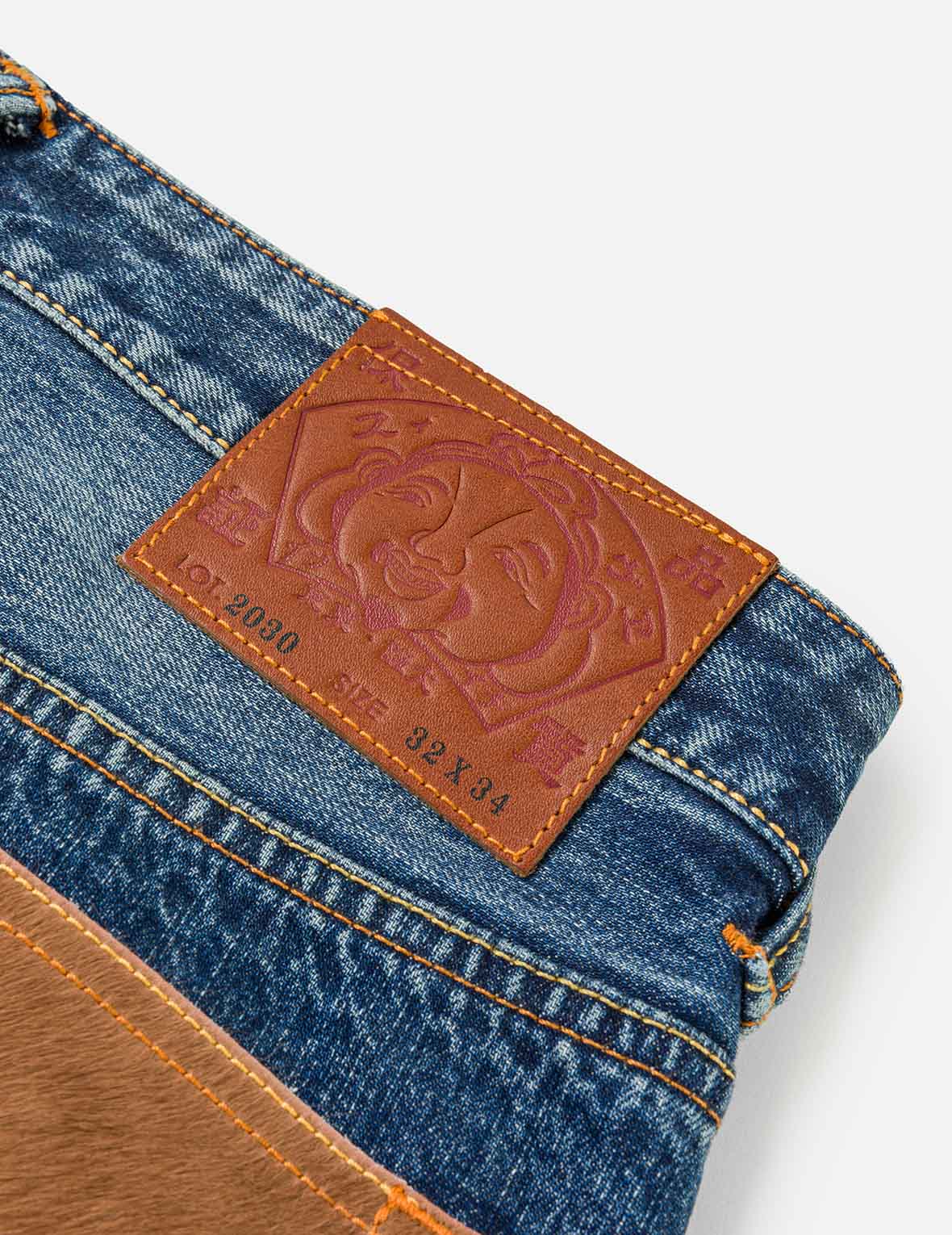 Seagull Appliqué Pocket Jeans #2030