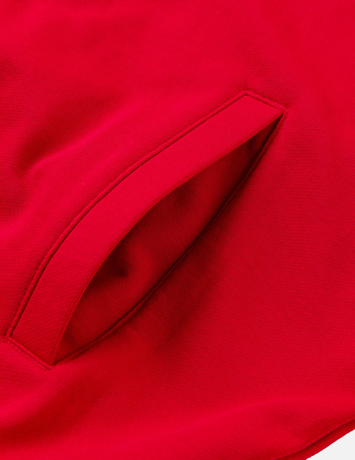 Poker Spade Embroidery Zip-up Hoodie - Red