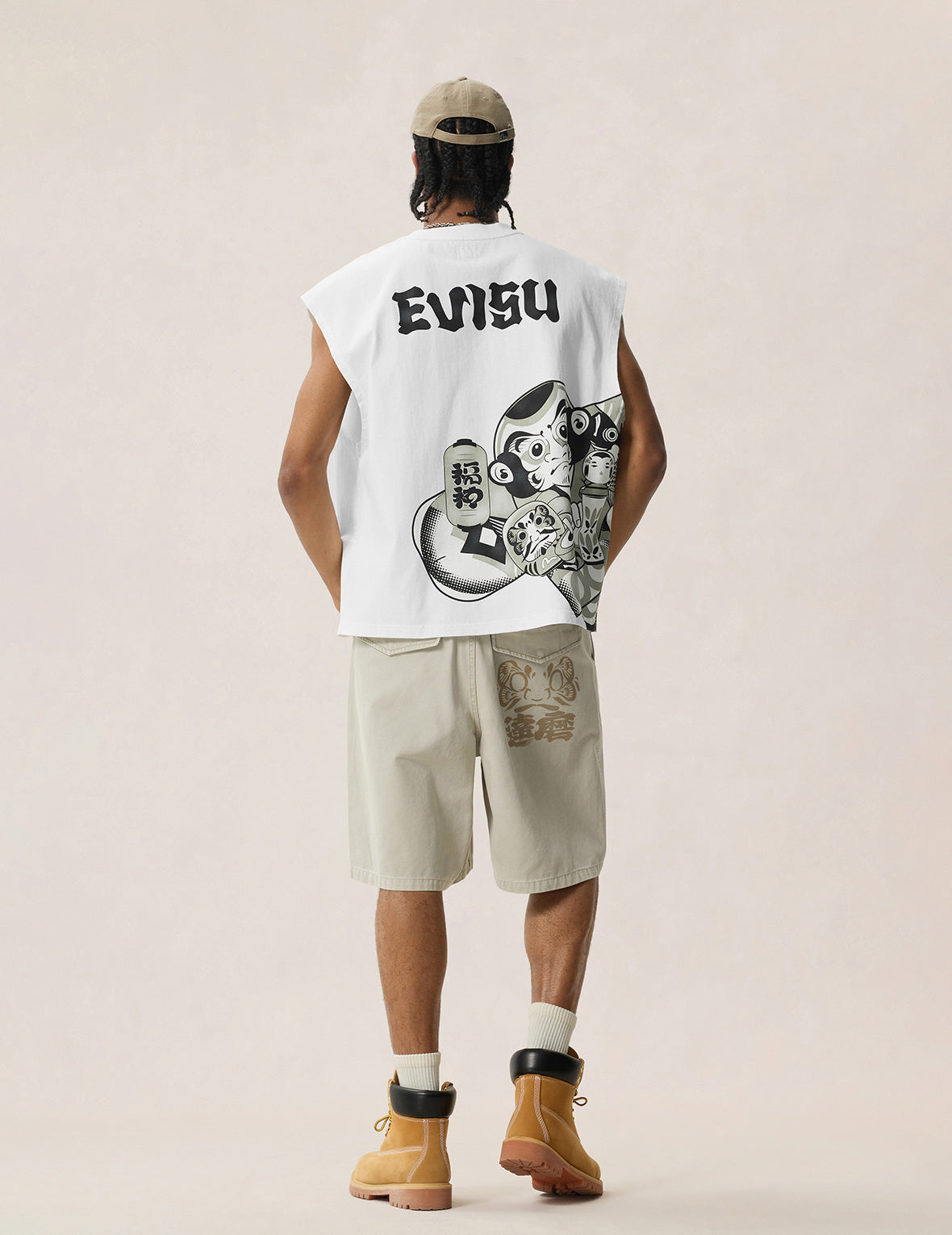 Japanese Toys Kite Print Tank Top