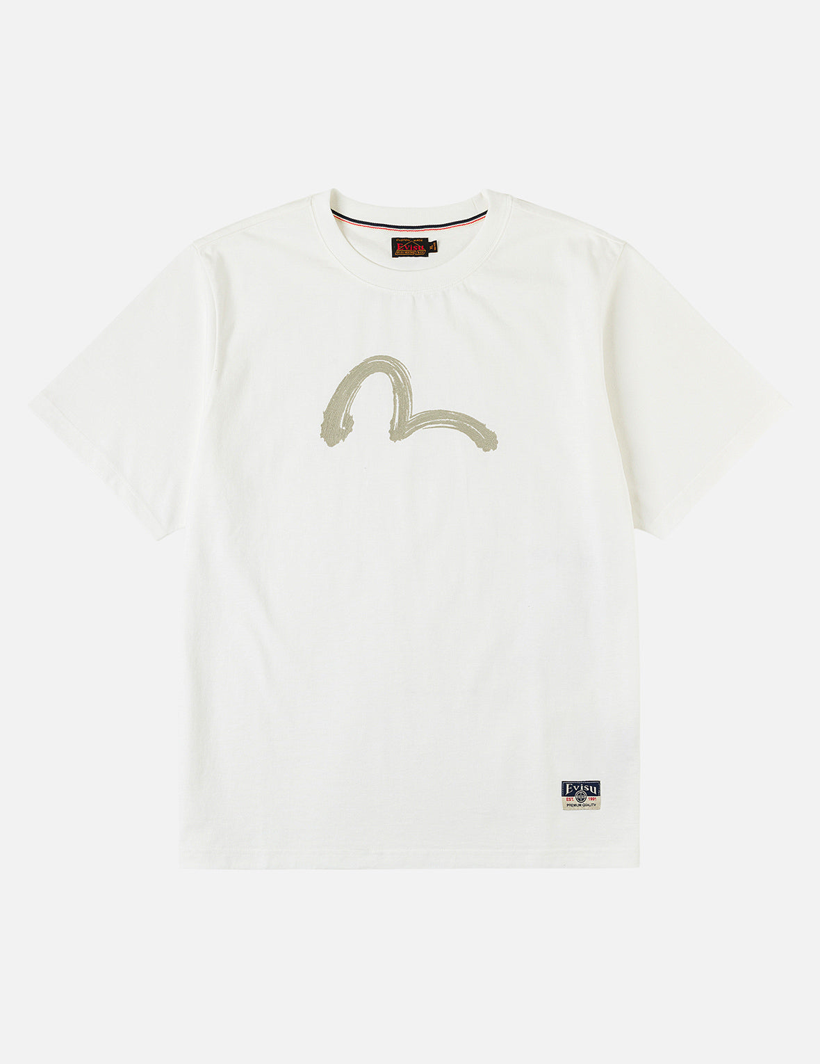 Hand-Brushed Seagull Print T-Shirt