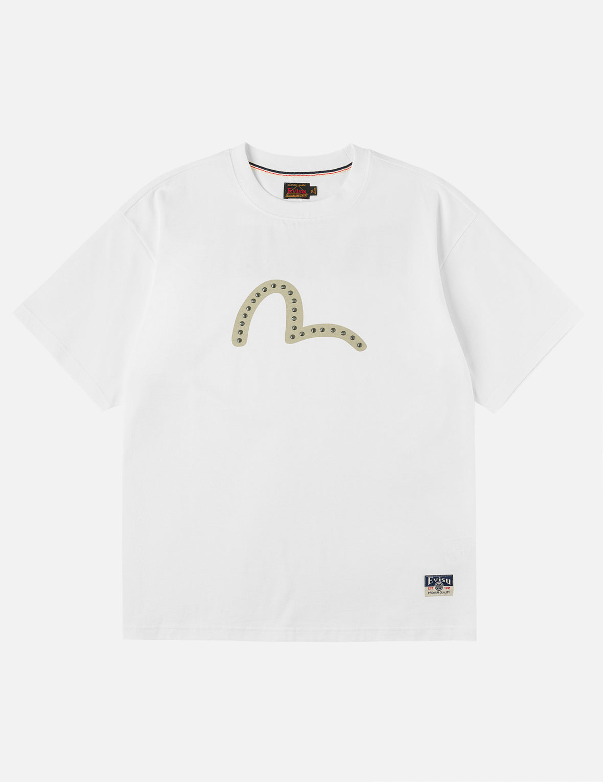Seagull Printed Metal Studs T-shirt