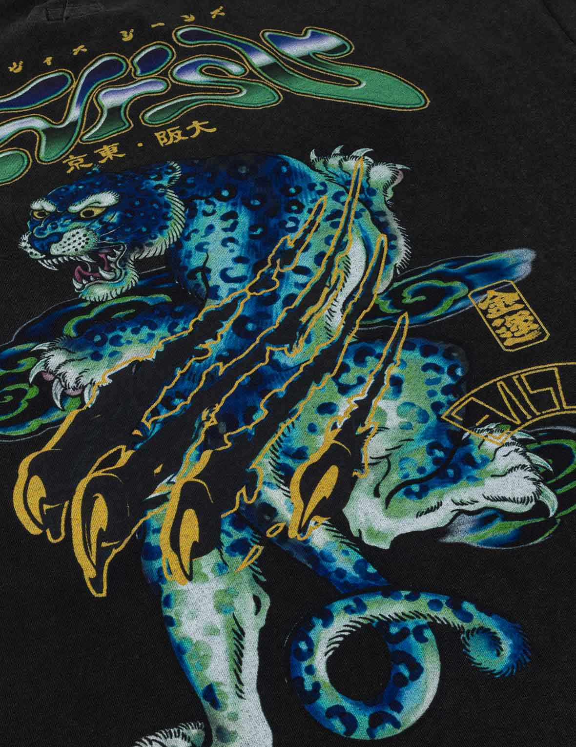 Neon Leopard Printed T-shirt