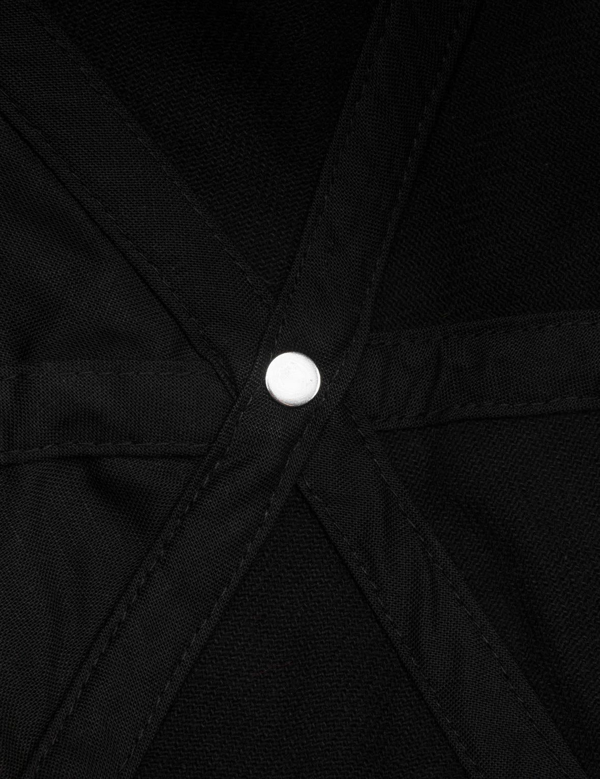 Evisu Logo Embroidery Cap - Black