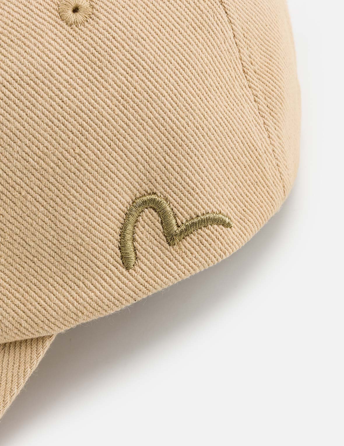 Evisu Logo Embroidery Cap - Beige