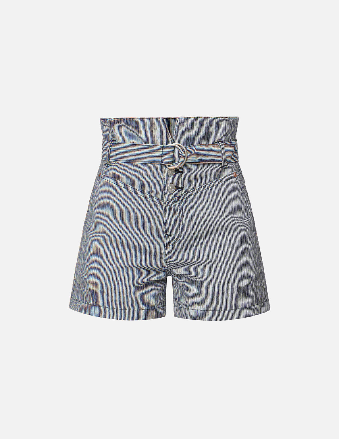 Kamon Print Paper Bag Dobby Shorts