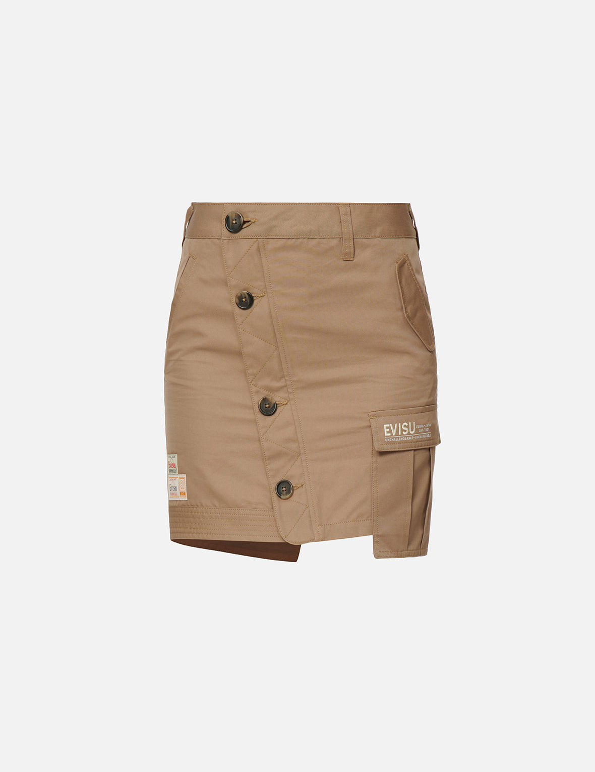 Button up Asymmetric Skirt EVISU