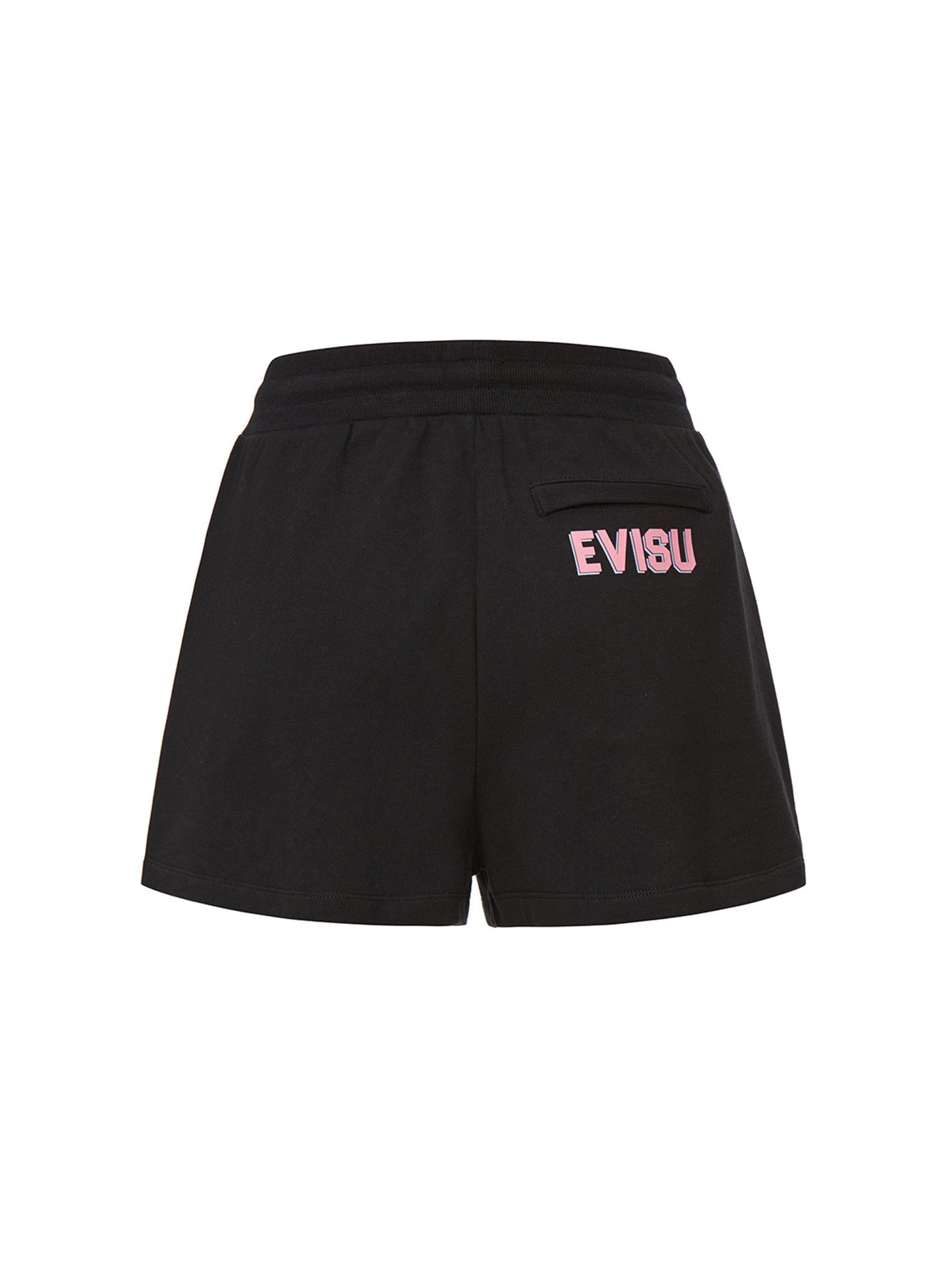Seagull and Logo Print Sweat Shorts