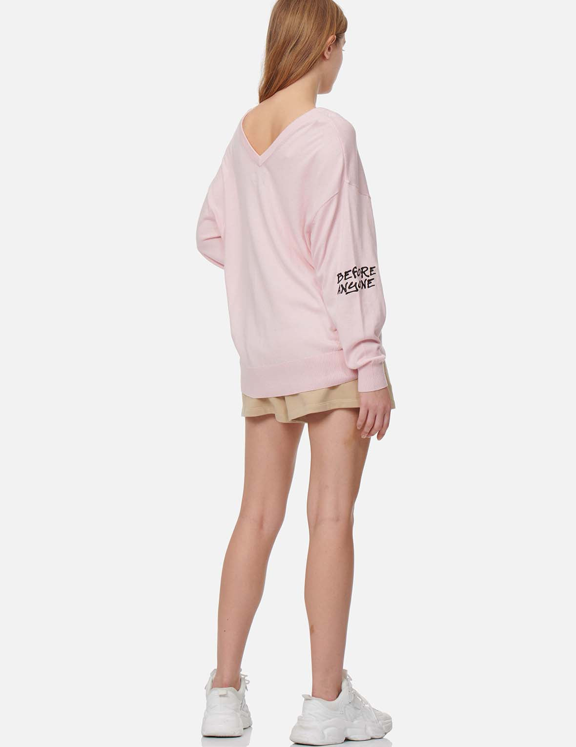 Seagull and Logo Print Sweat Shorts