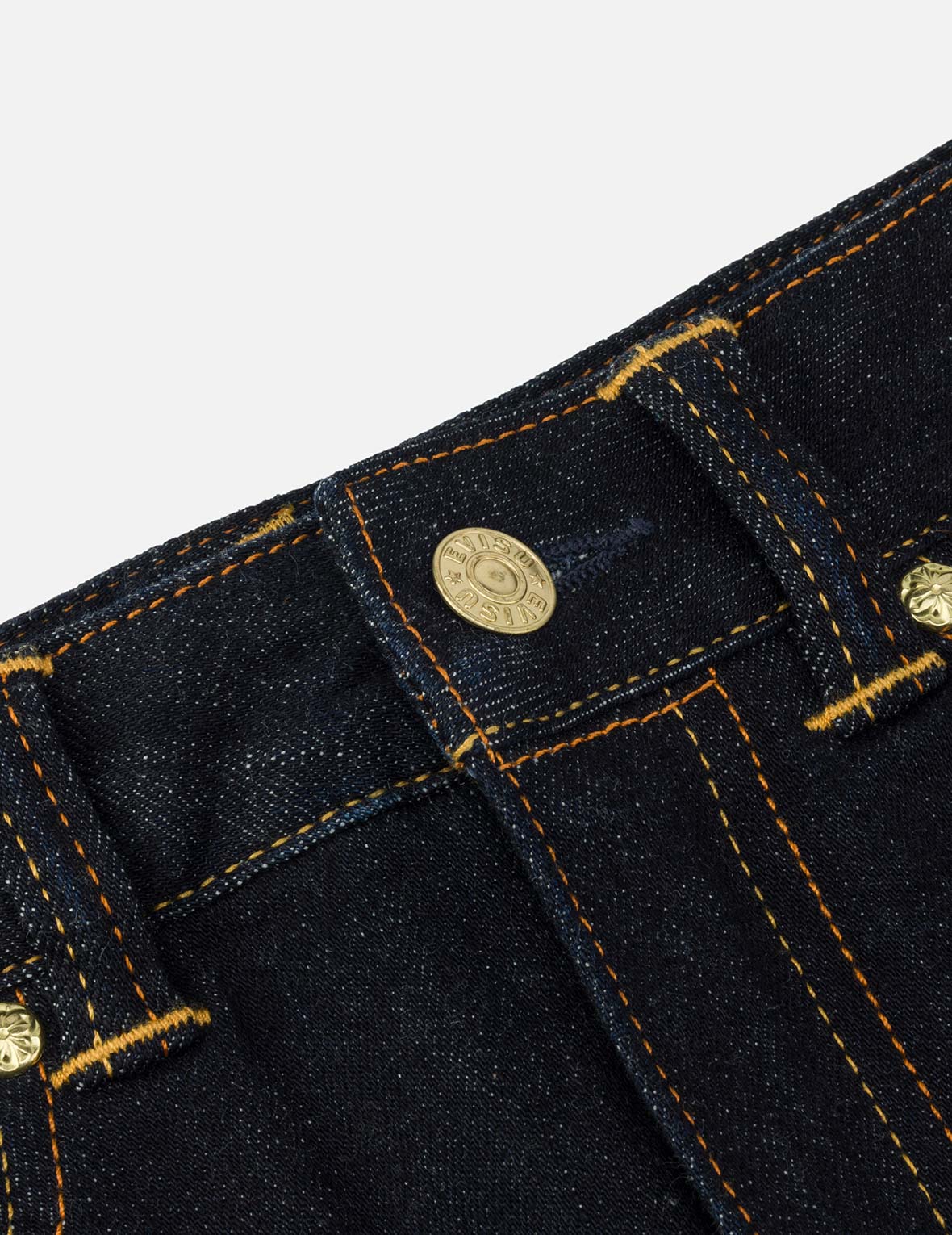 Seagull Embroidery Regular Fit Denim Skirt