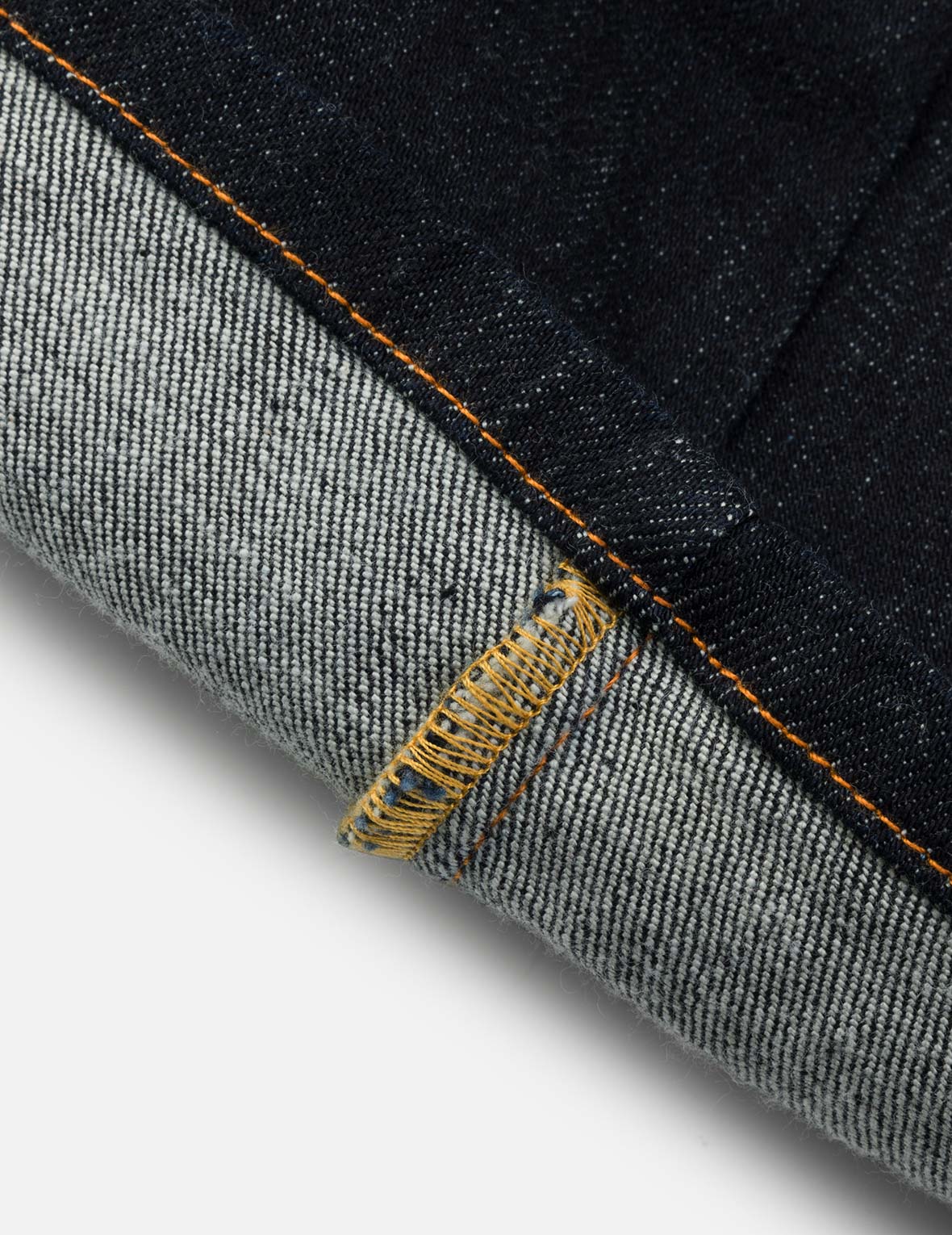 Seagull Embroidery Regular Fit Denim Skirt