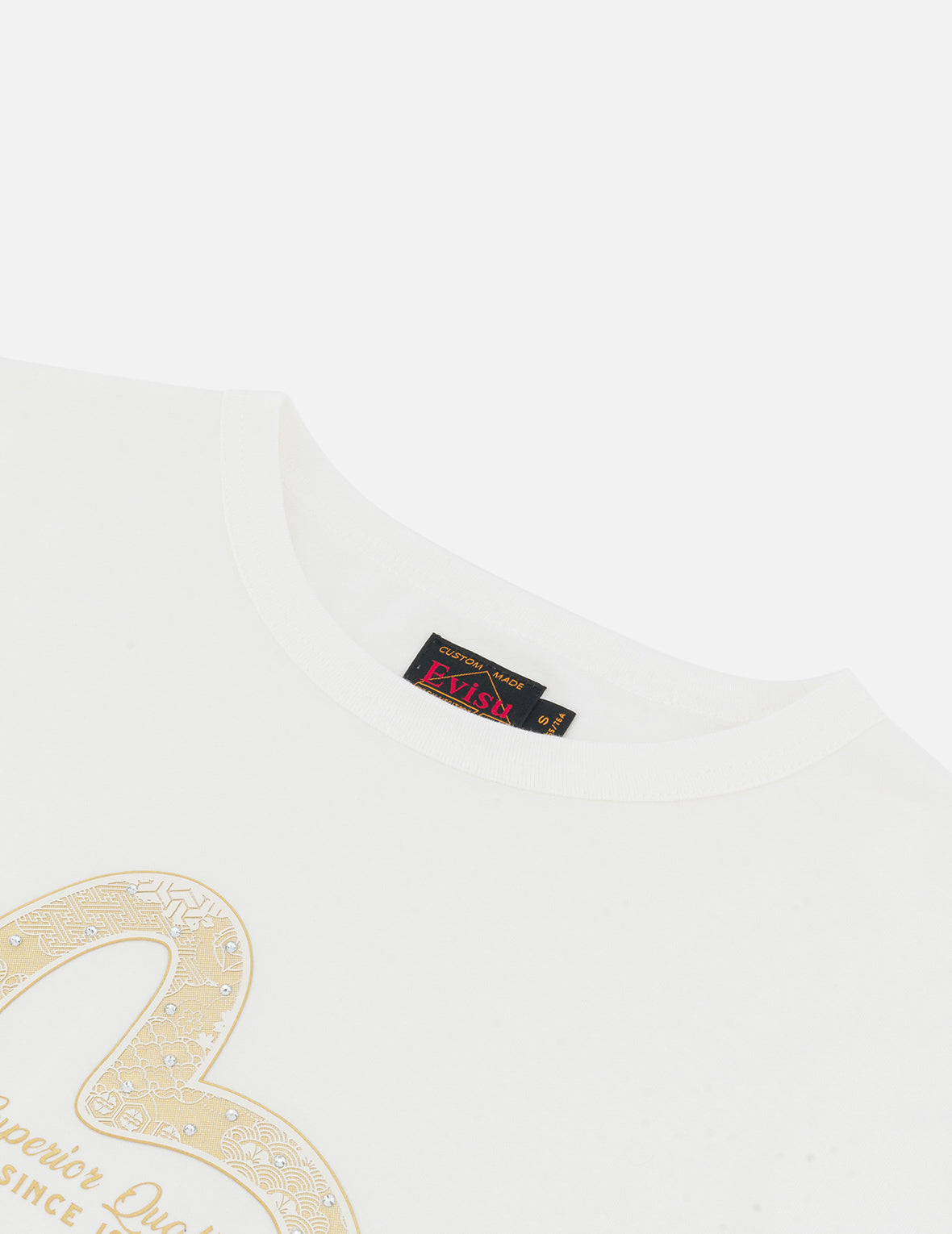 Seagull Foil Print with Studs Regular Fit T-shirt