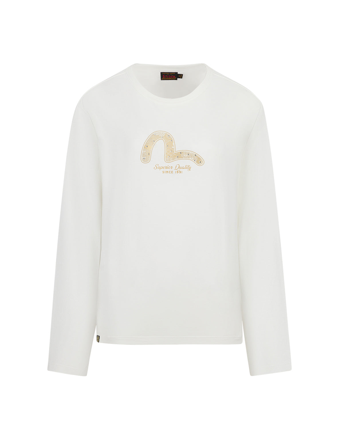 Seagull Foil Print with Studs Regular Fit T-shirt