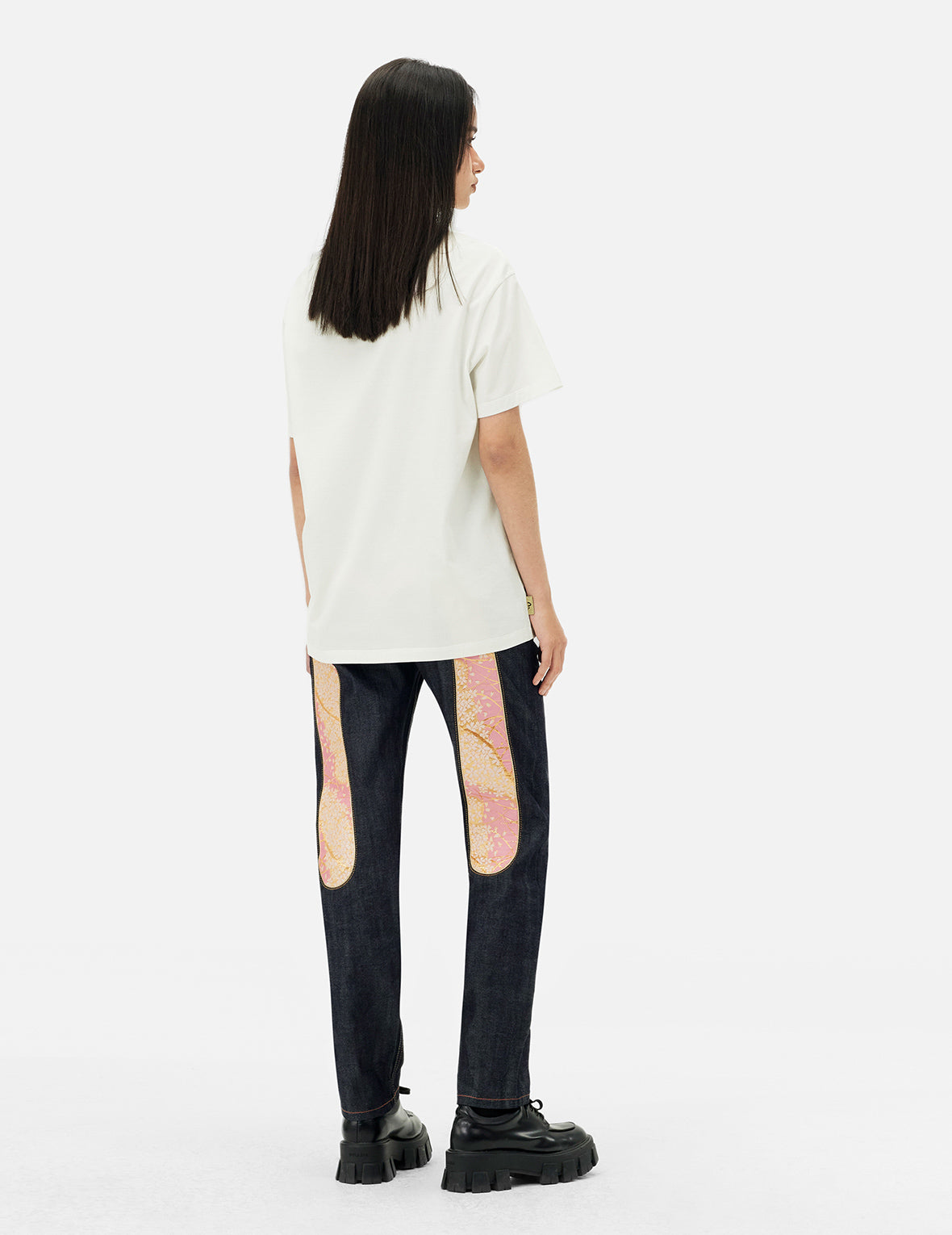 Seagull Foil Print Boyfriend T-shirt