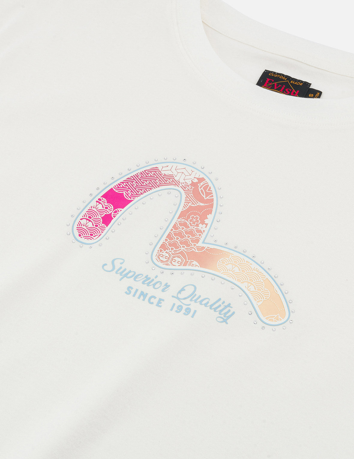 Seagull Foil Print Boyfriend T-shirt