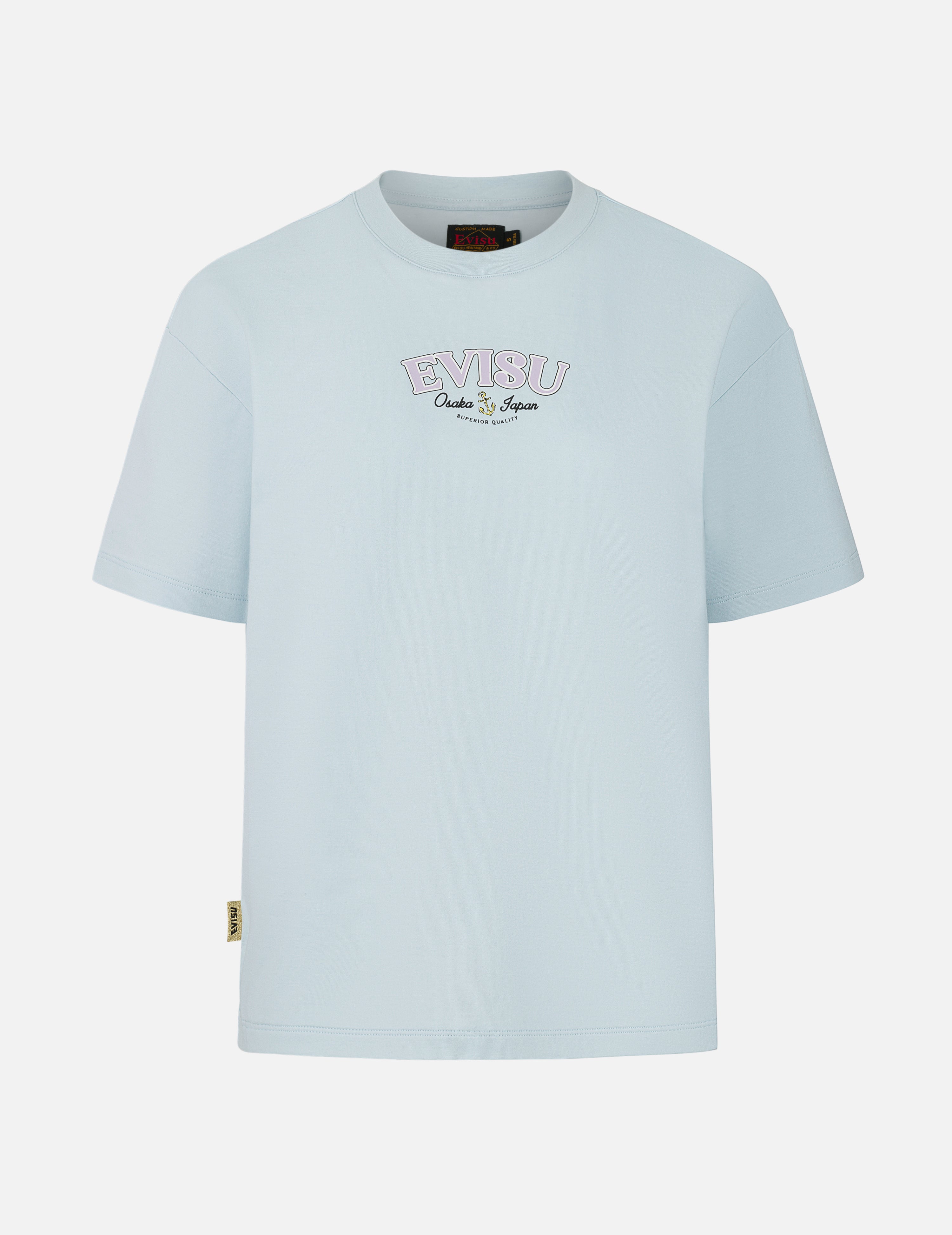 Twisted Rope and Daicock Anchor Print Oversized T-Shirt