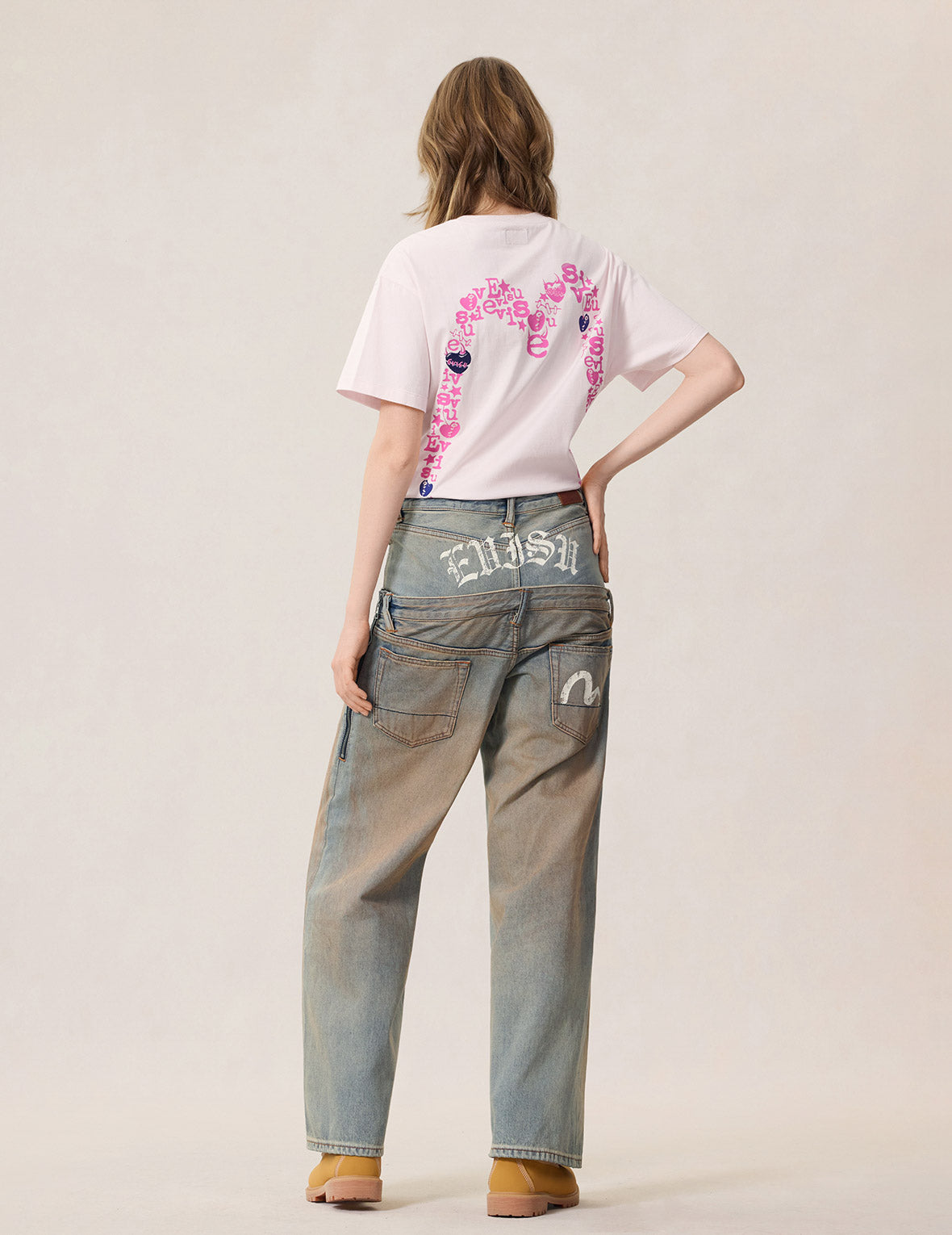 Double Waistband Jeans