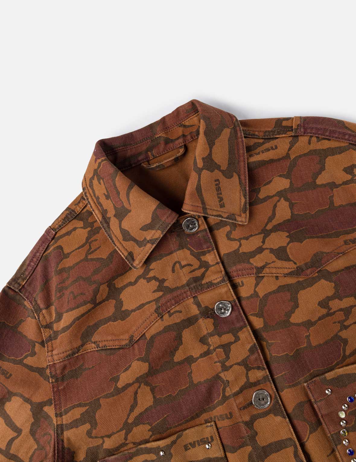 Ishigaki Camouflage Denim Jacket