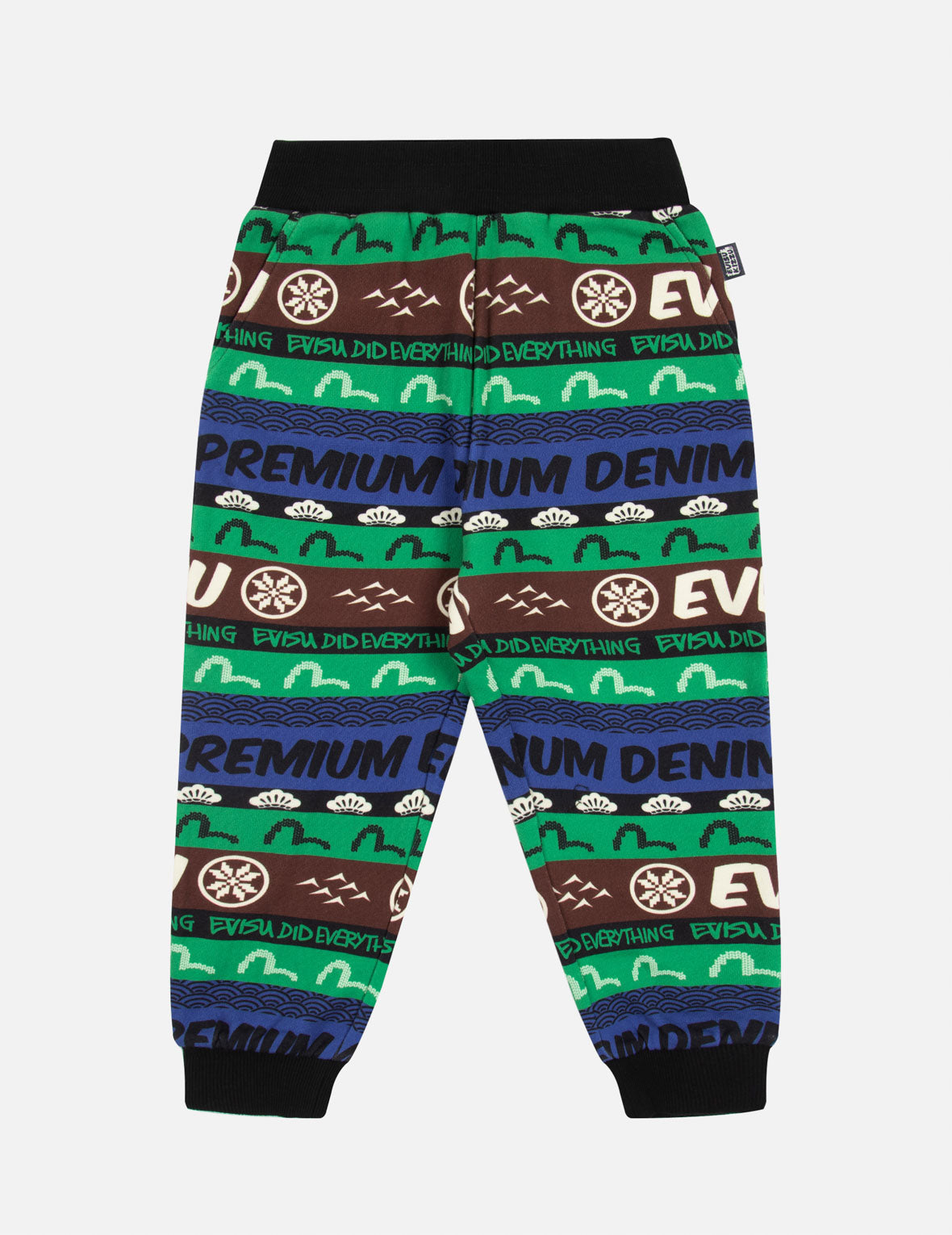 Allover Fair Isle-pattern Logo Print Regular Fit Sweatpants