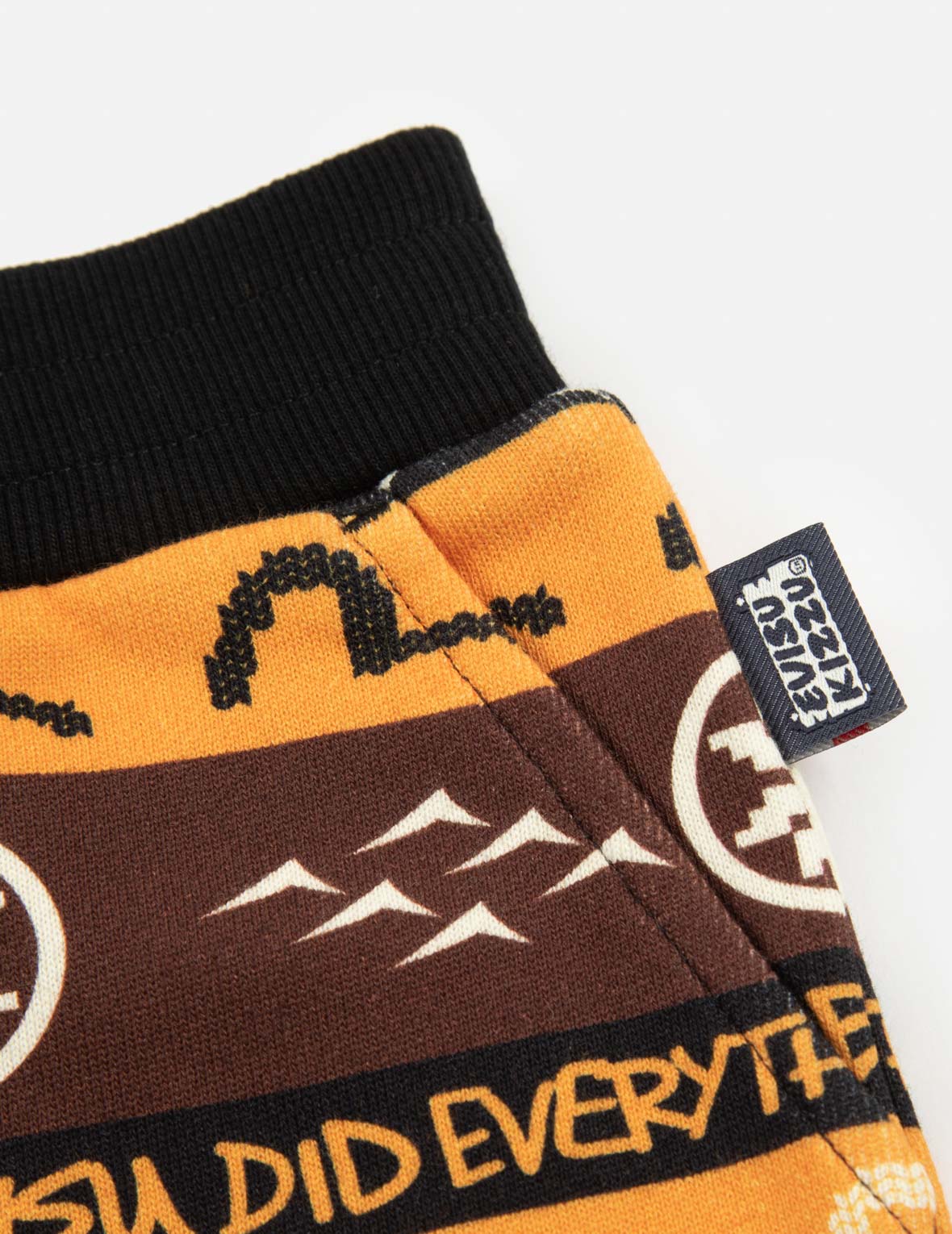 Allover Fair Isle-pattern Logo Print Regular Fit Sweatpants